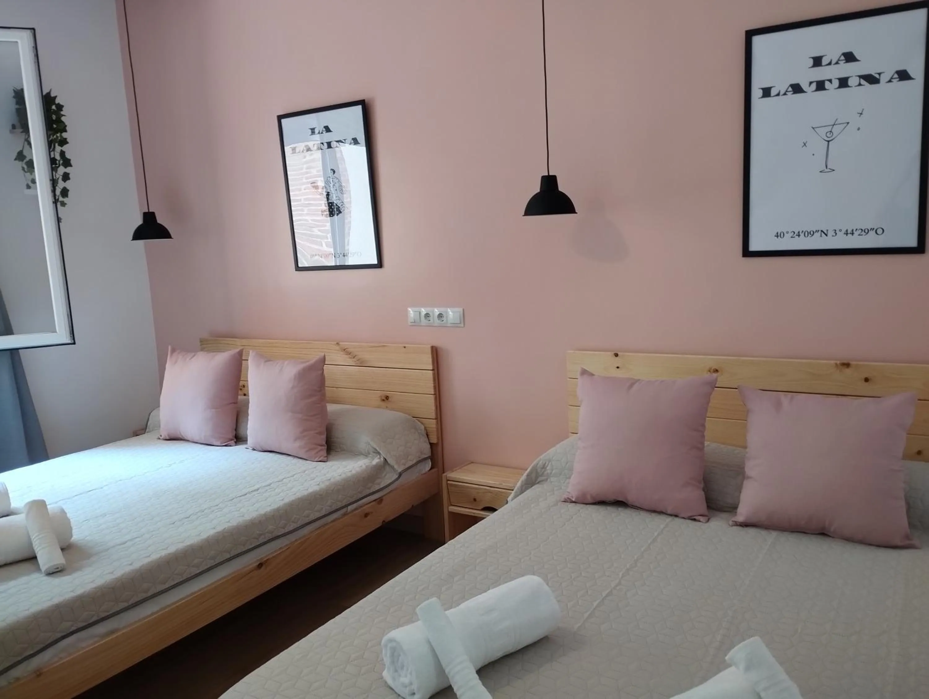 Inner courtyard view, Bed in OPERA ROOMS