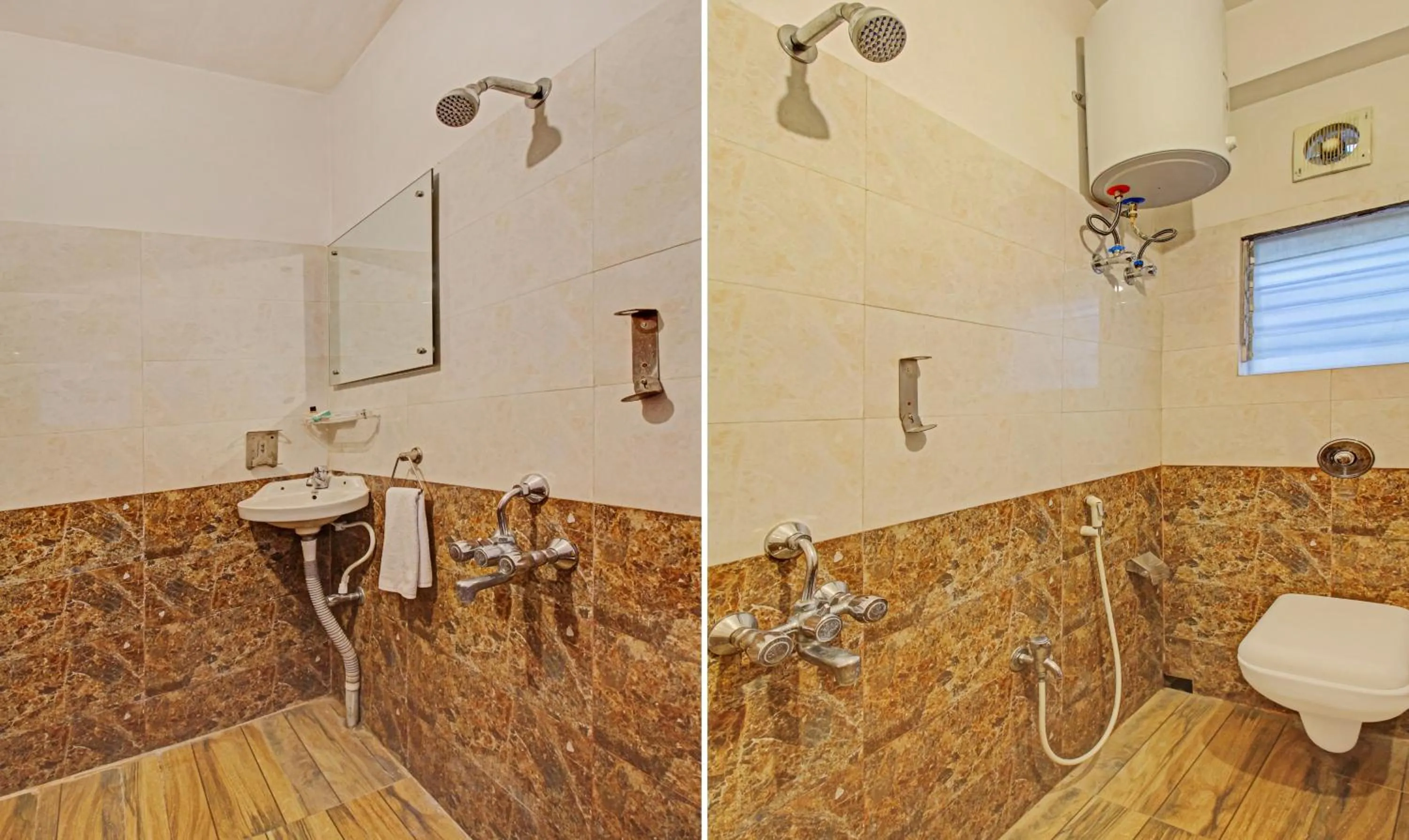 Bathroom in Hotel Royal Crowne near Kolkata Airport