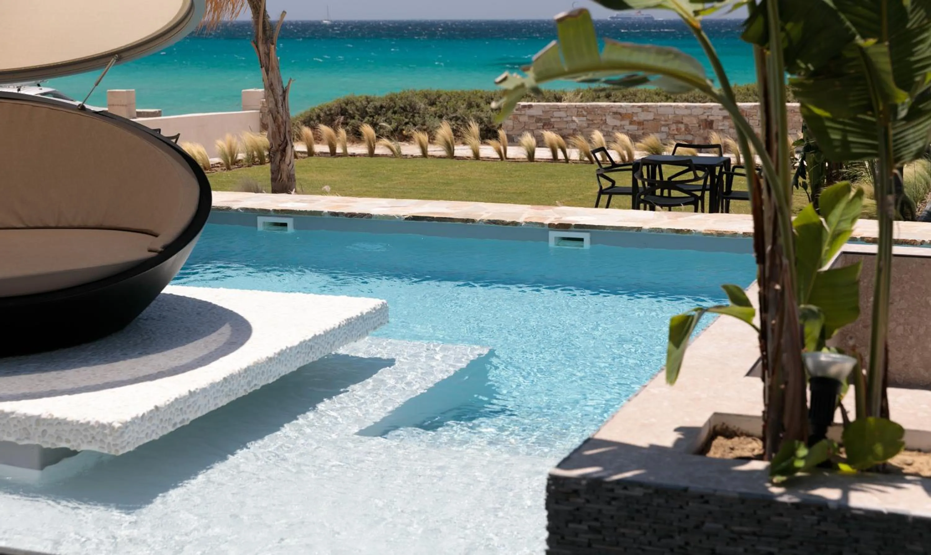 Swimming pool in Eden Beachfront Residences & Suites