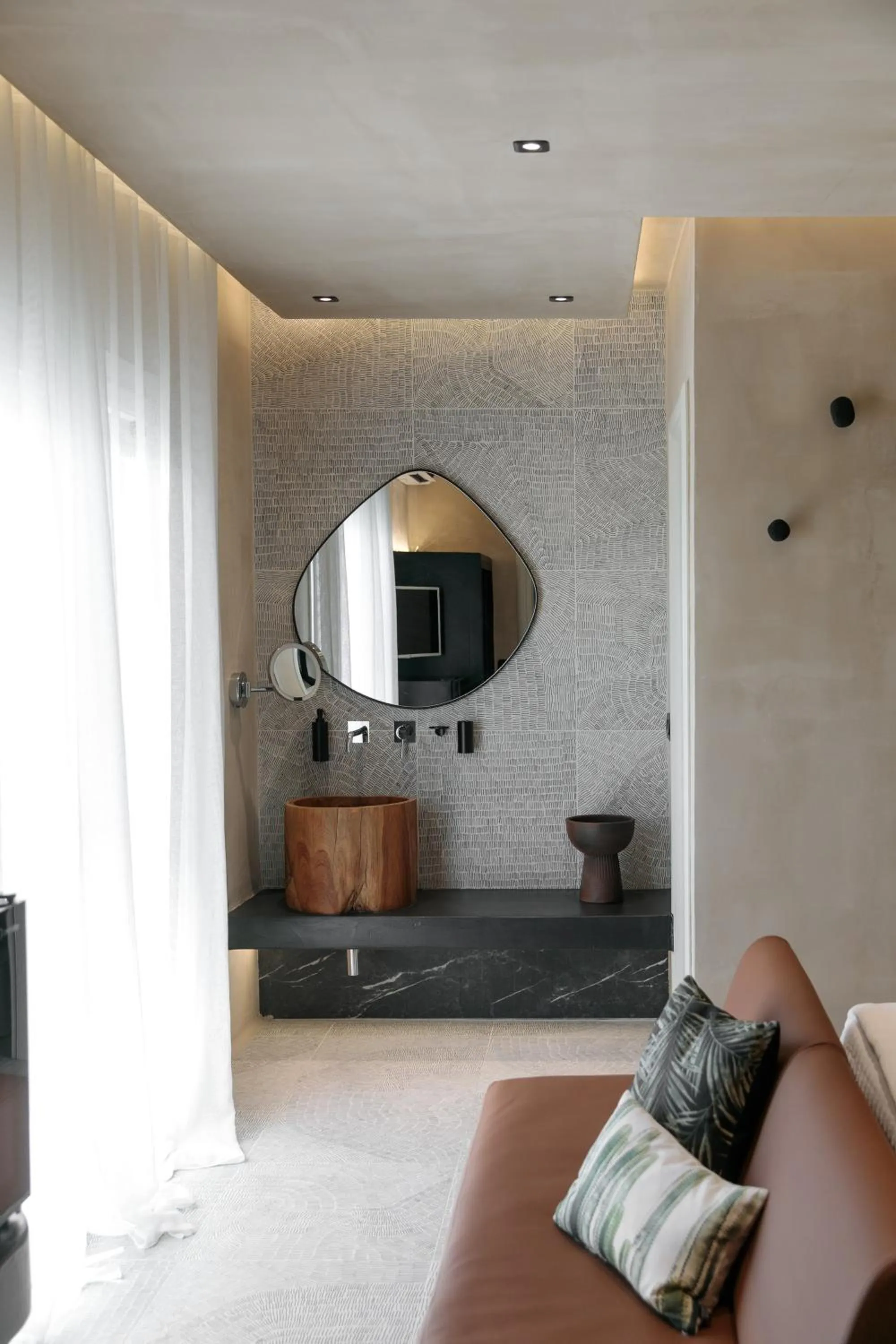 Living room in Eden Beachfront Residences & Suites