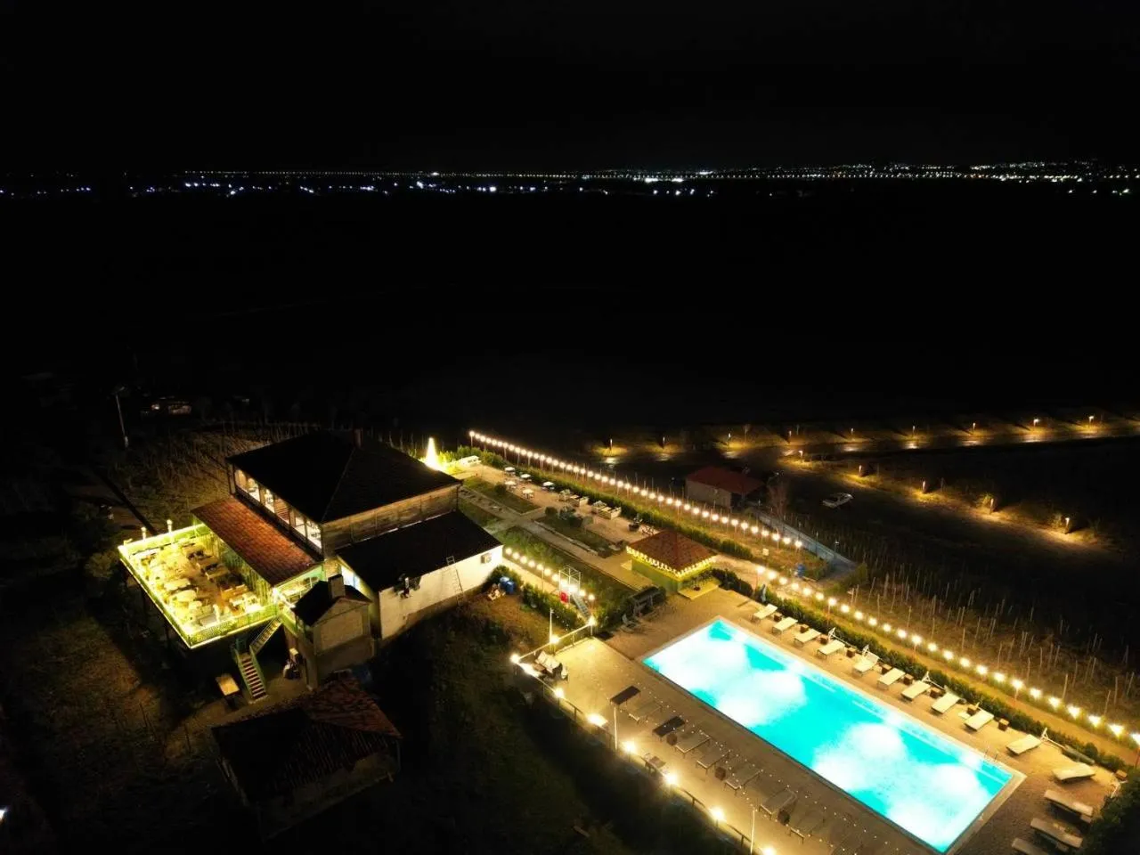 Night in Chateau Vartsikhe