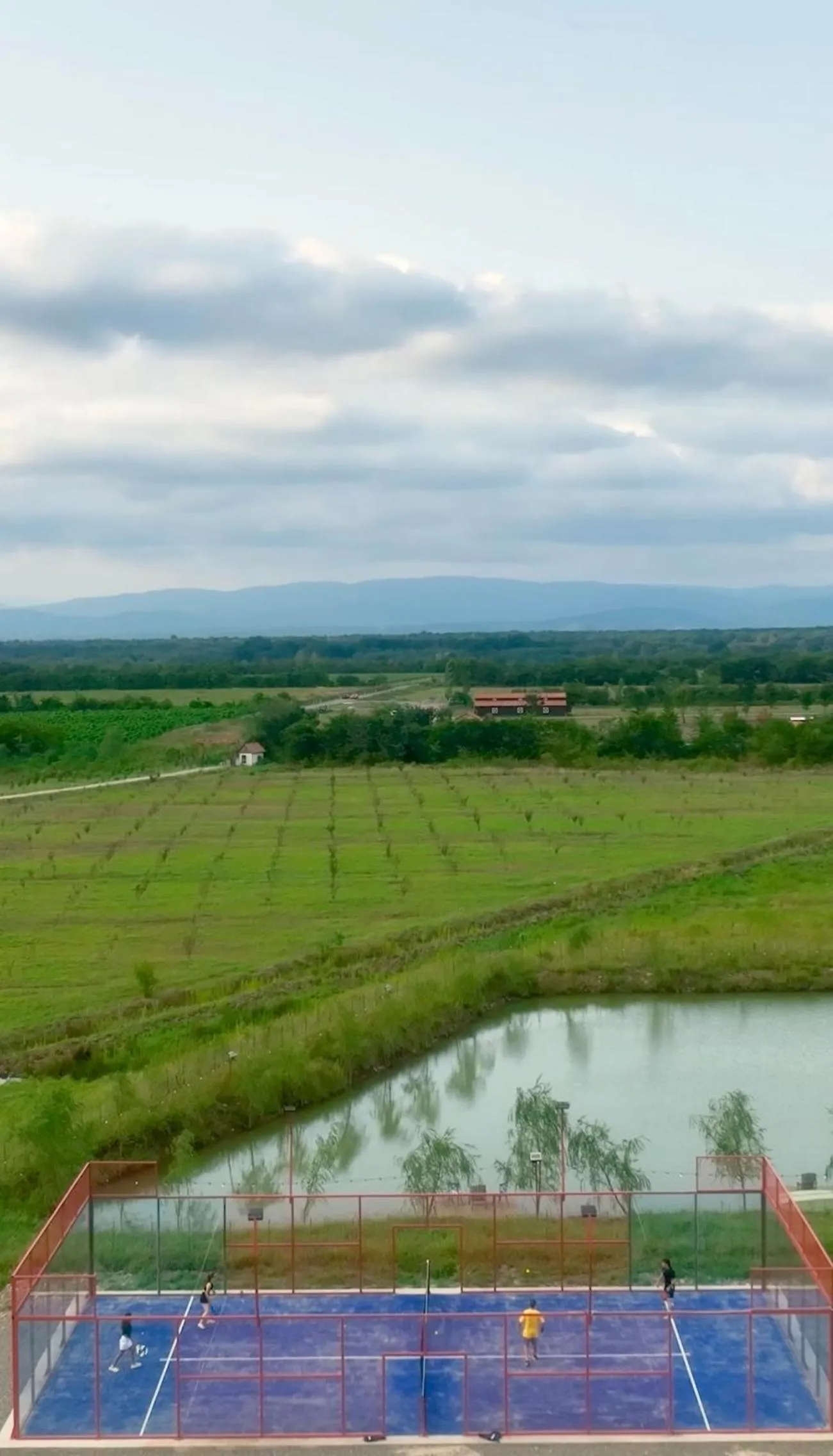 Tennis court in Chateau Vartsikhe