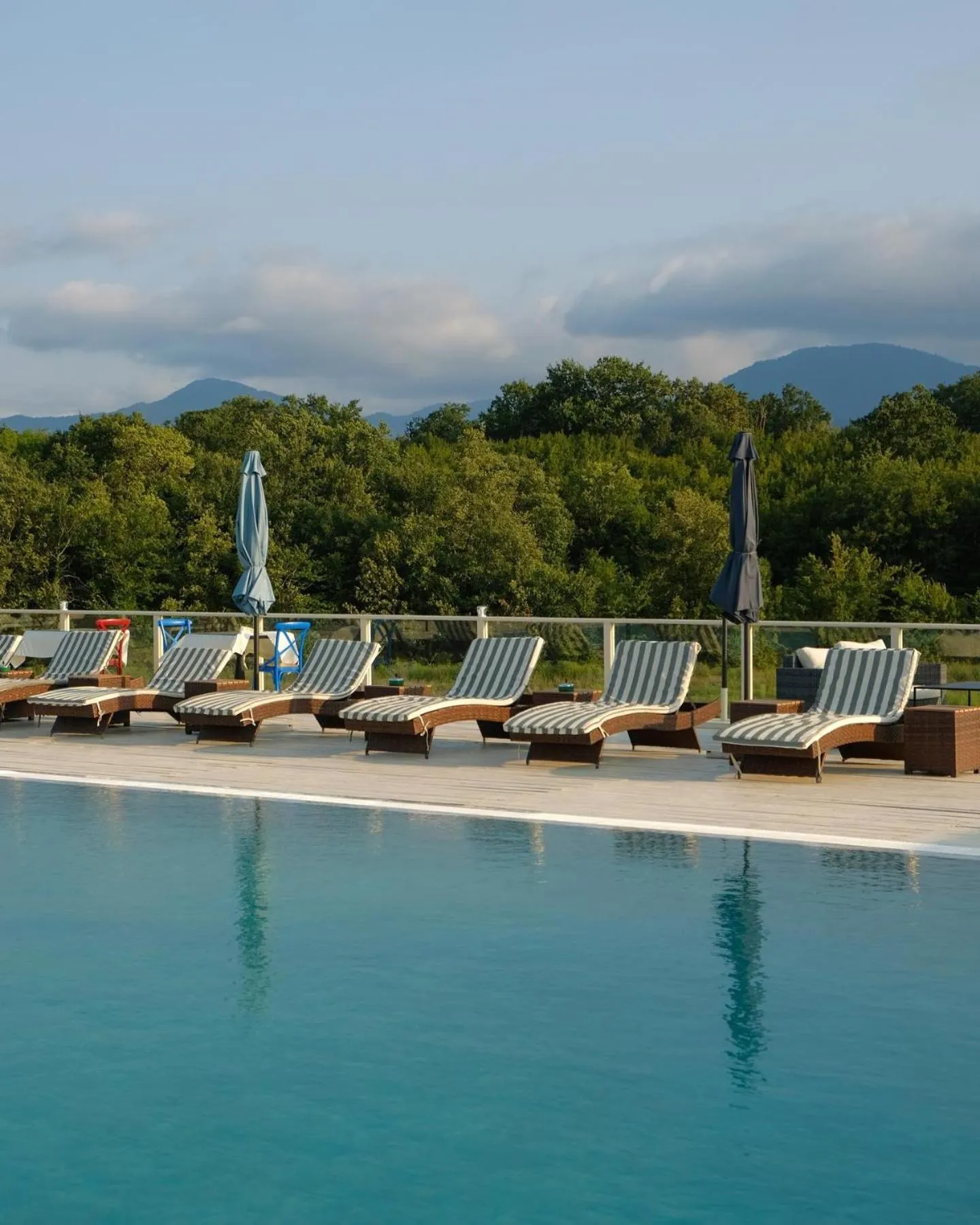 Swimming pool in Chateau Vartsikhe
