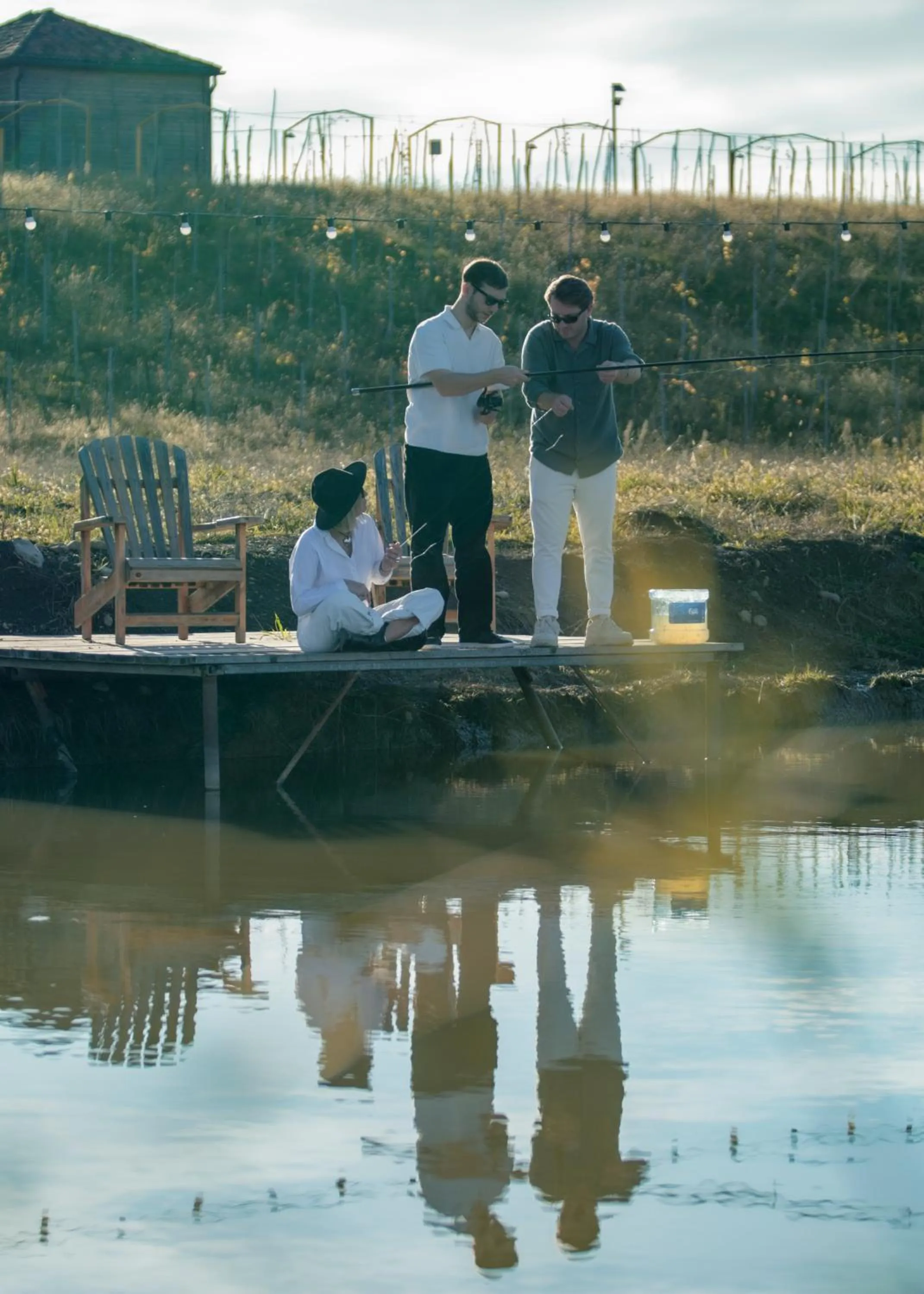 Lake view in Chateau Vartsikhe