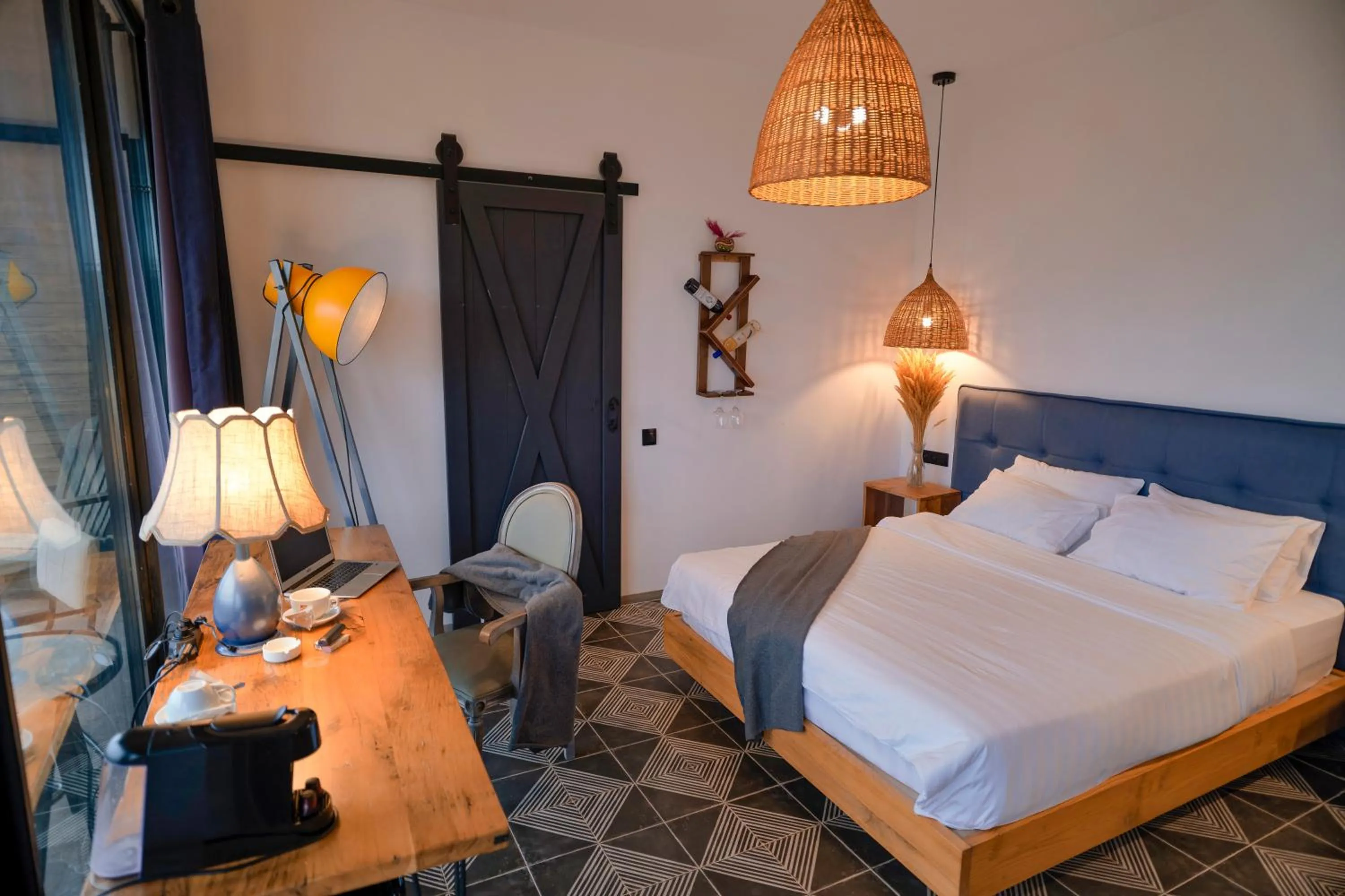 Bedroom, Bed in Chateau Vartsikhe