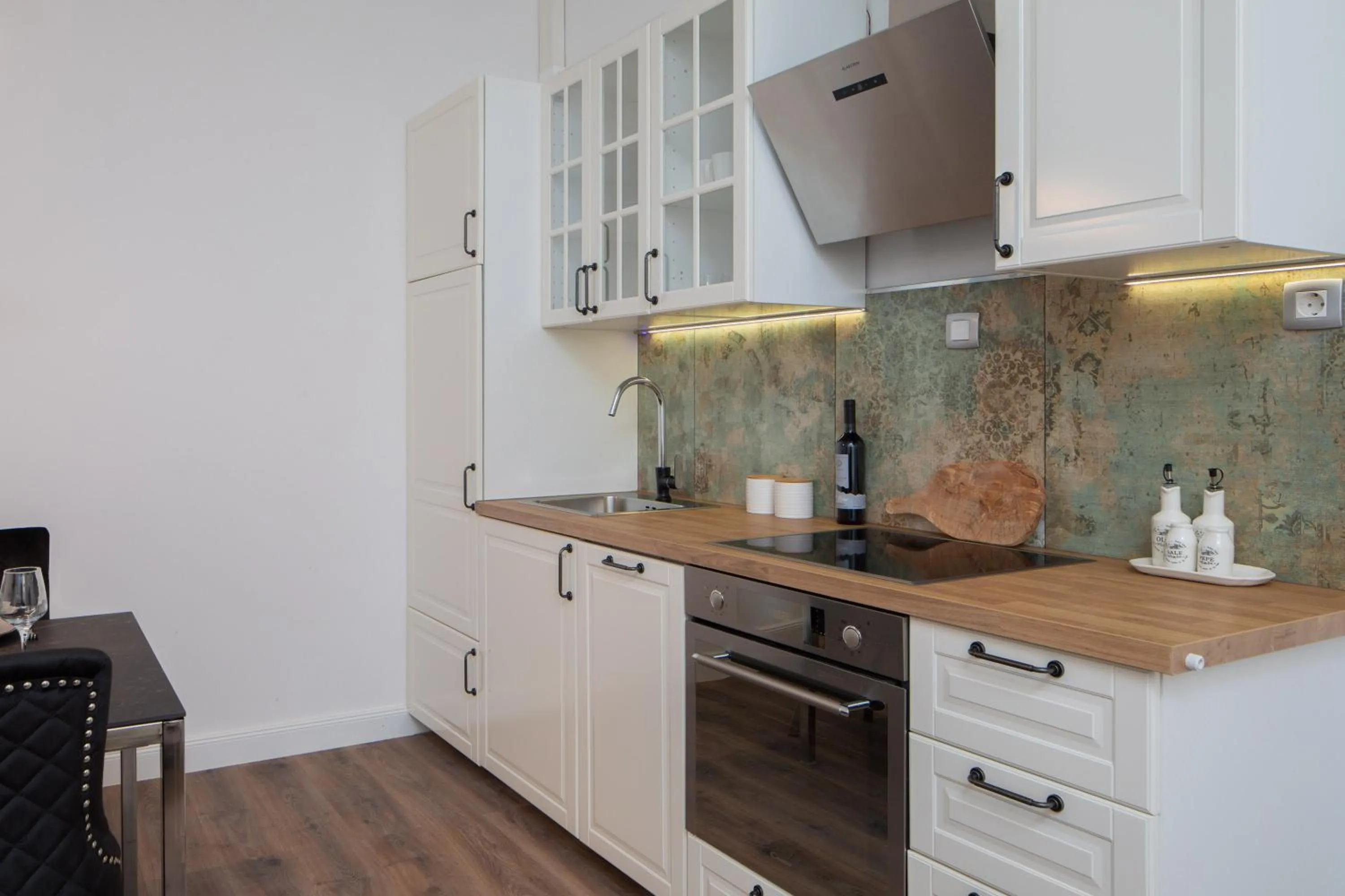 Kitchen or kitchenette in Luxury apartment Toni with patio in the heart of Split
