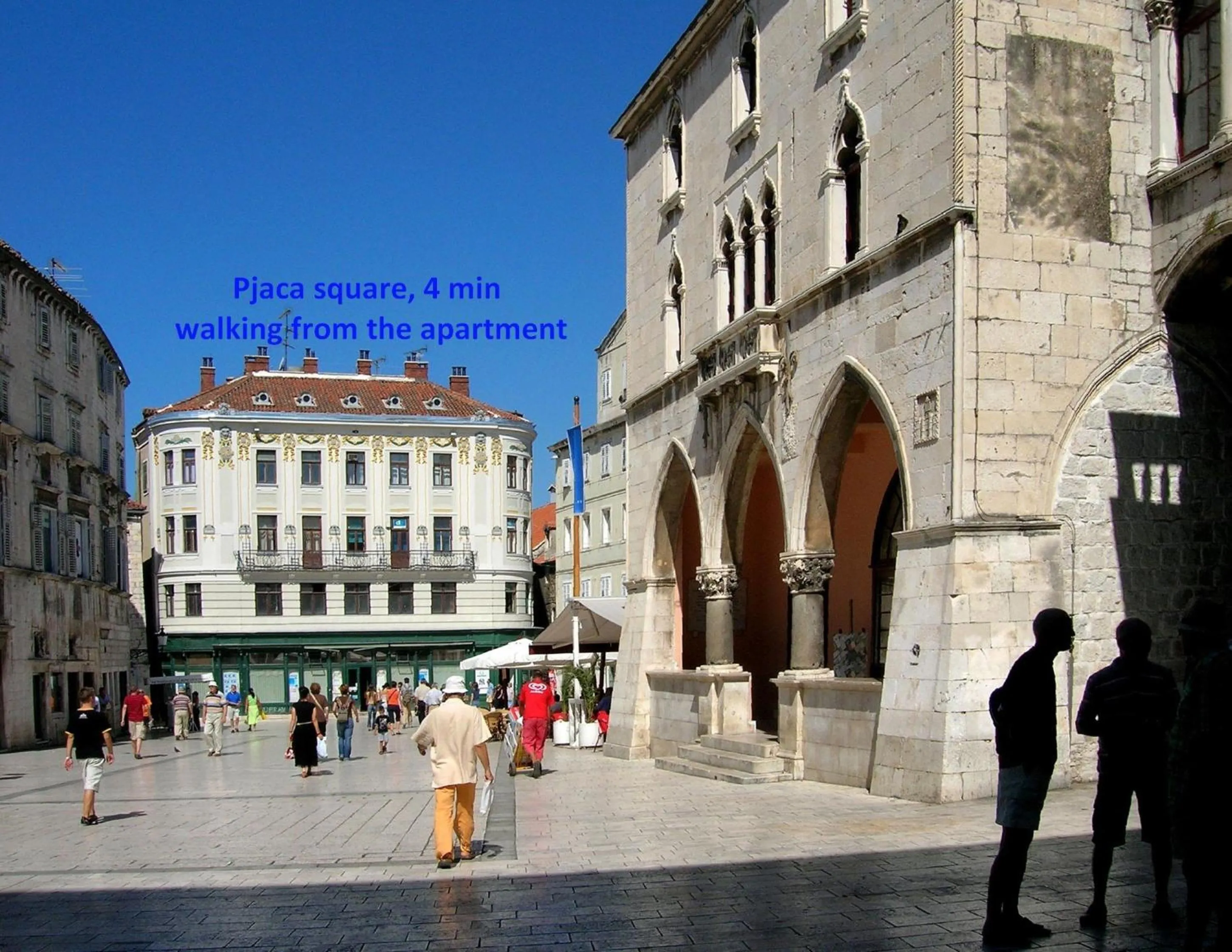 City view in Luxury apartment Toni with patio in the heart of Split
