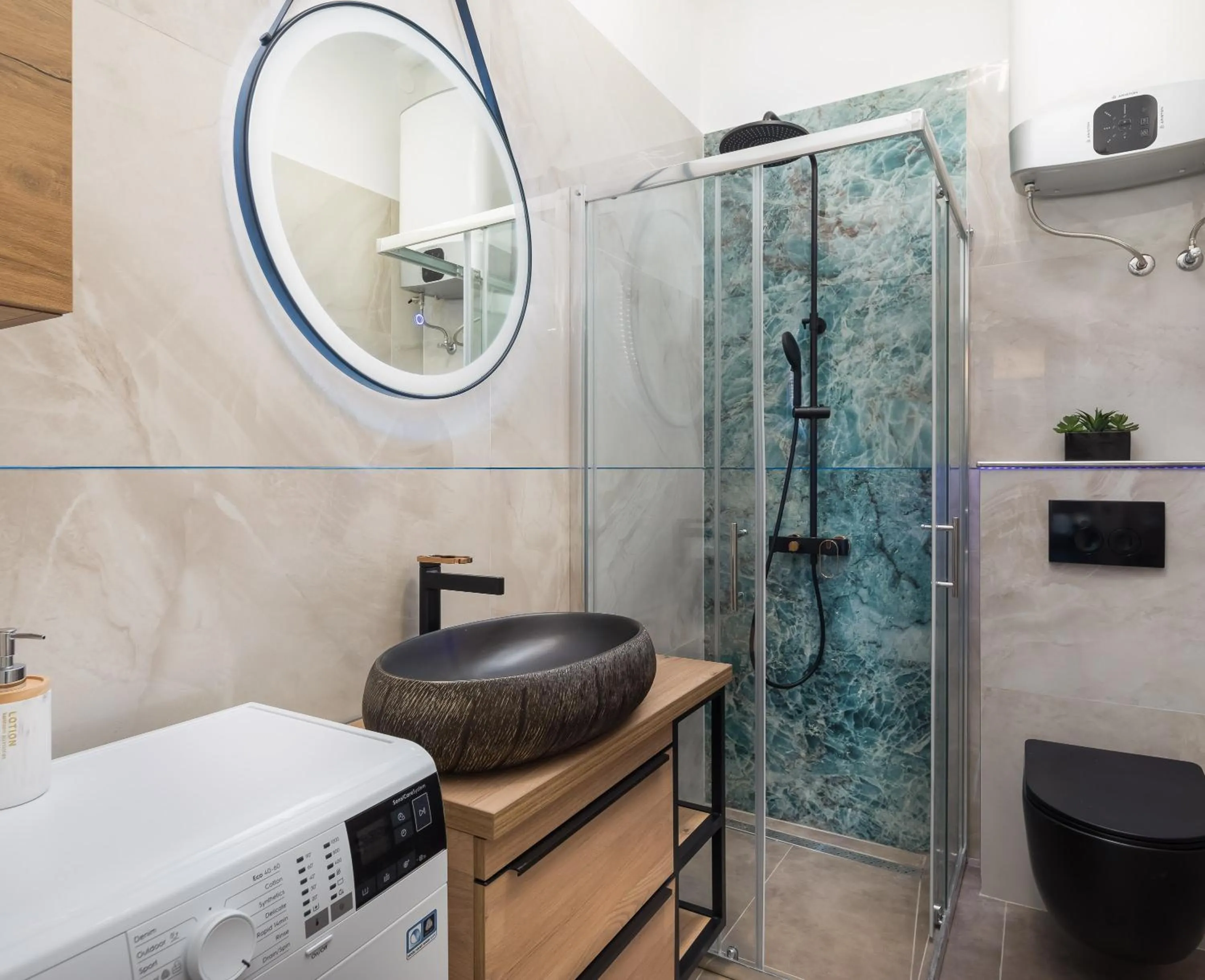 Shower in Luxury apartment Toni with patio in the heart of Split