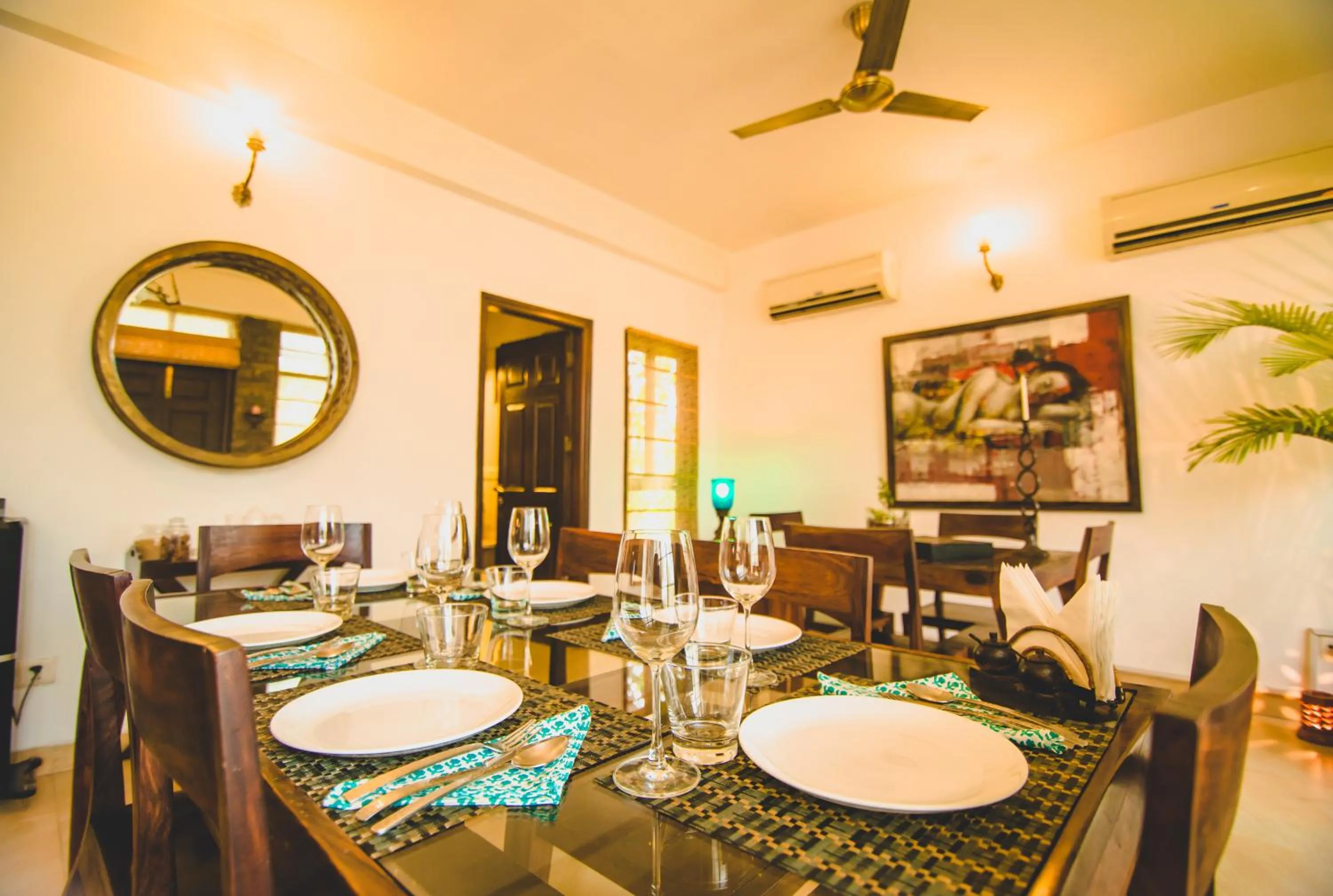 Dining area in House of Kapaali