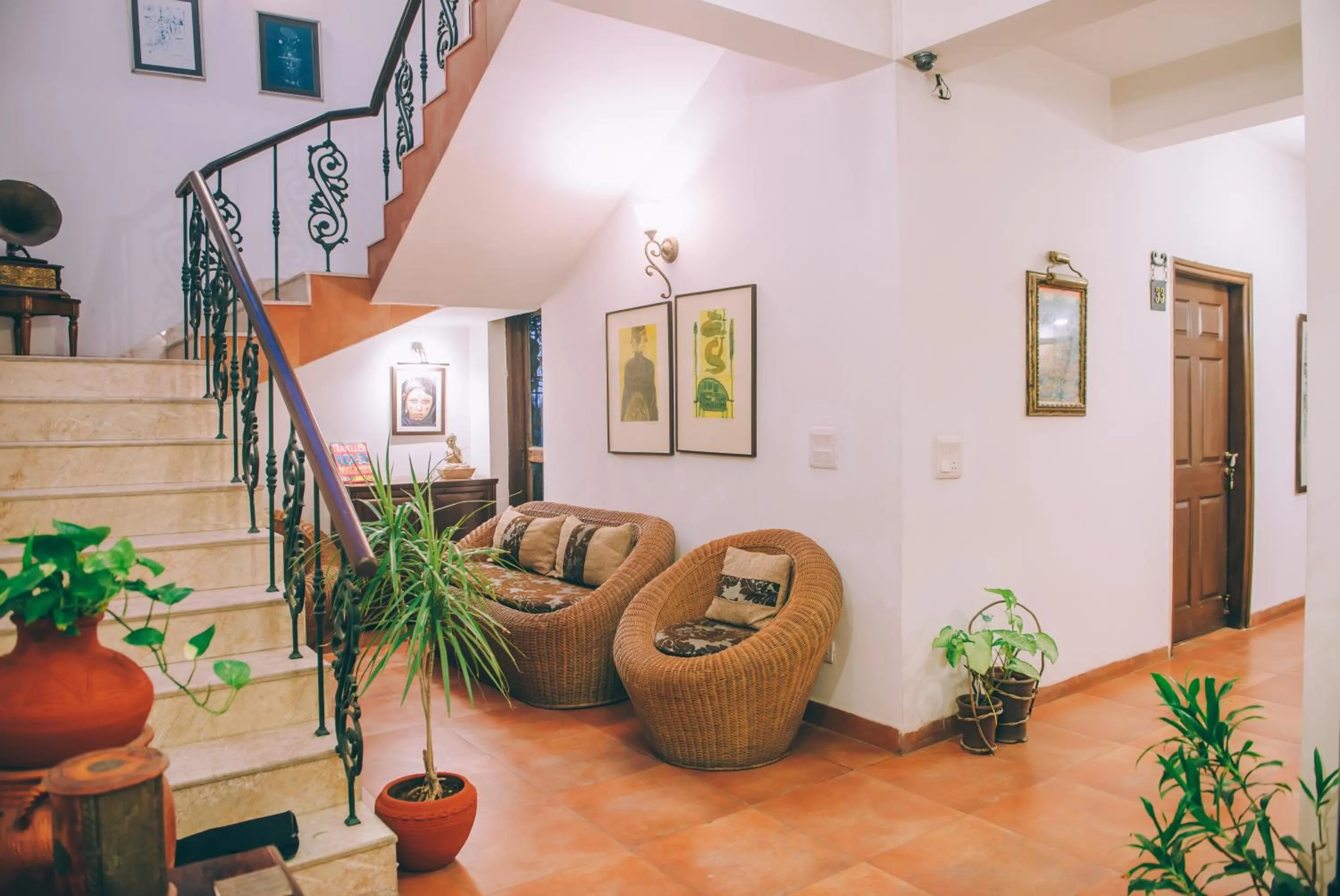 Seating area in House of Kapaali