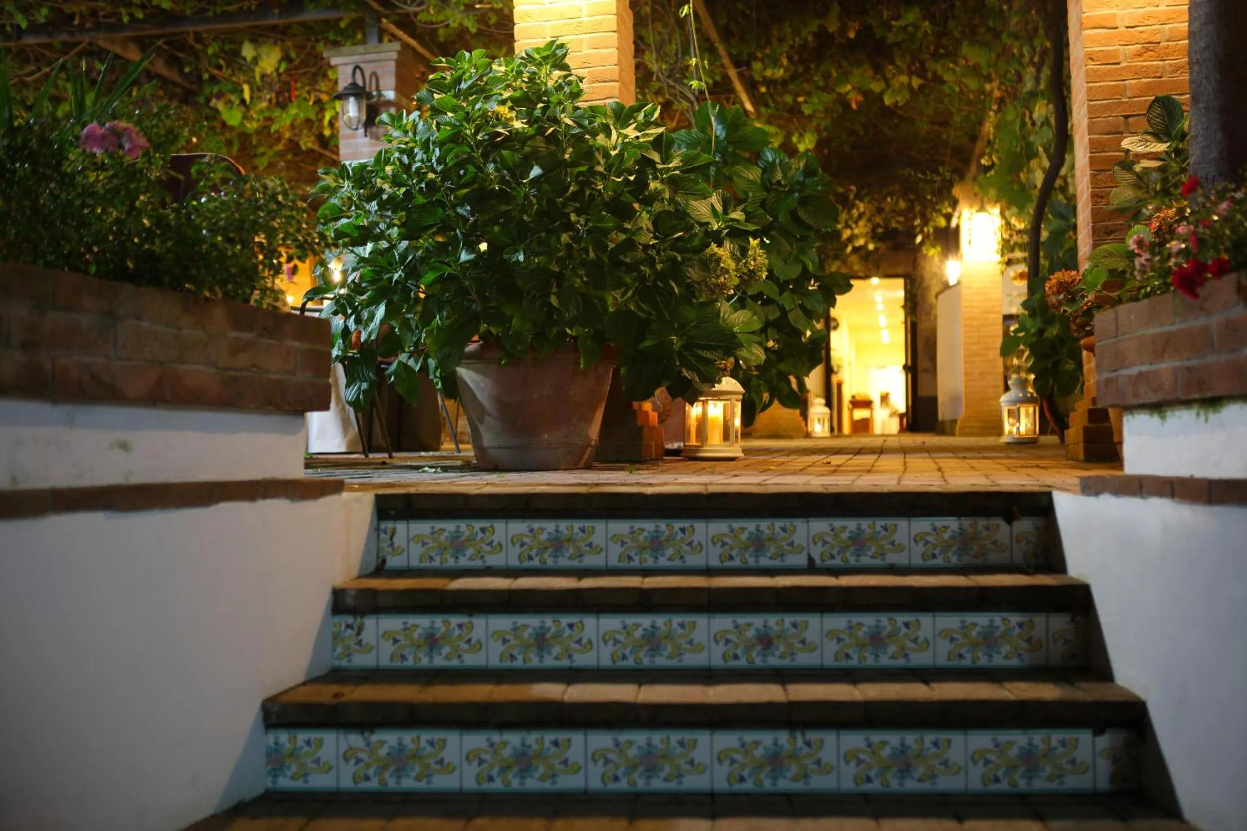 Decorative detail in Hotel La Torre