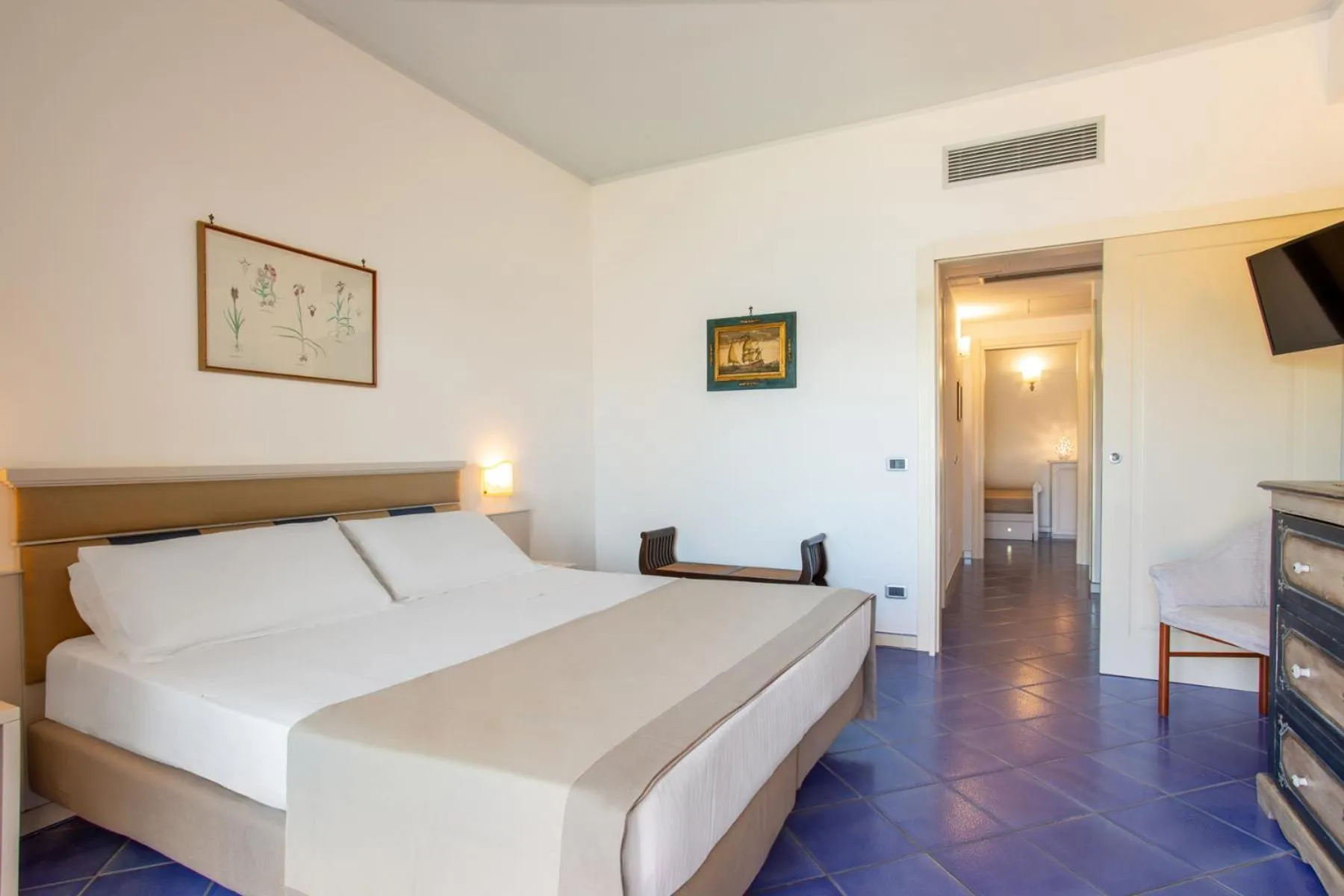 Bed in Hotel La Torre