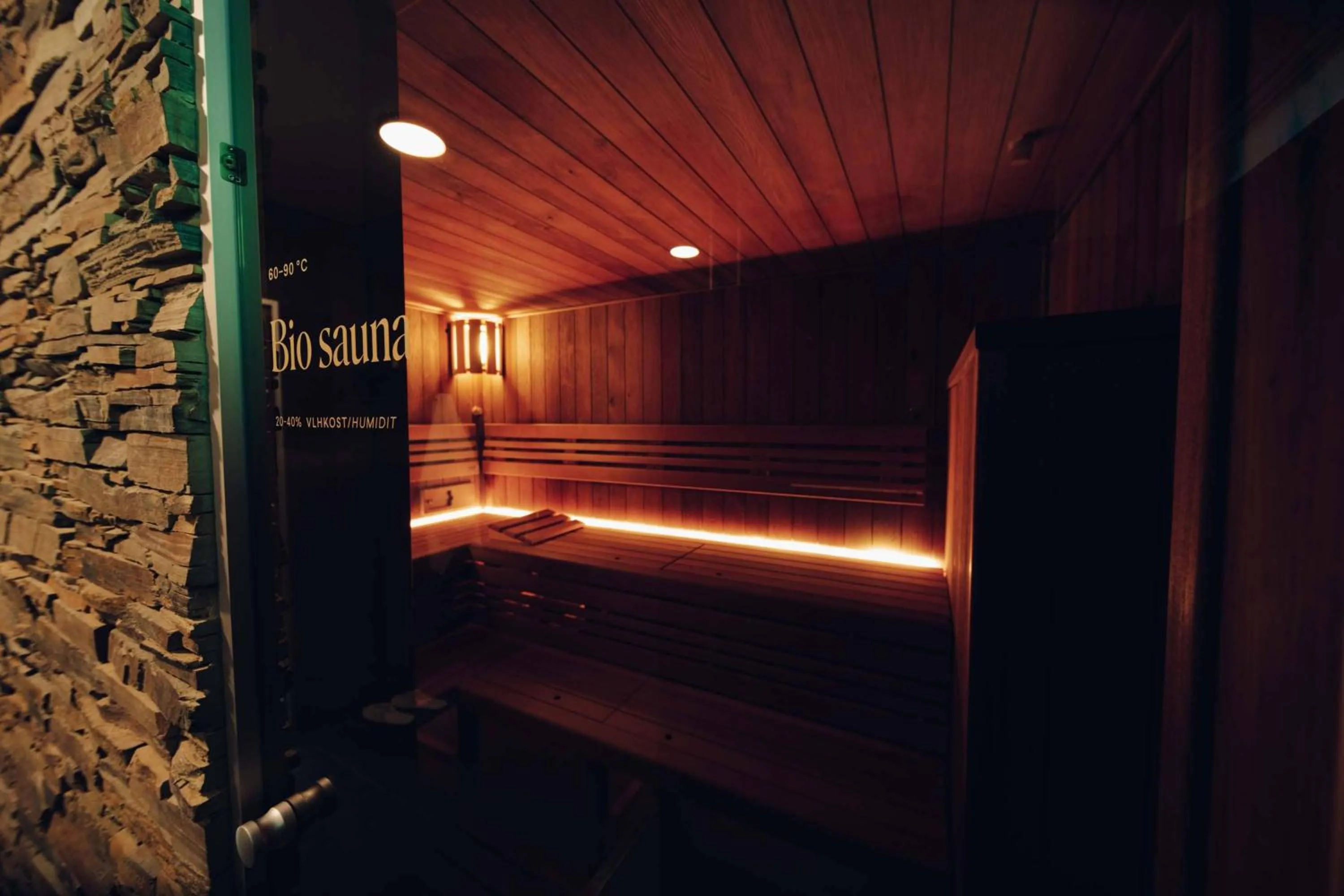 Sauna in Vista Resort Prague