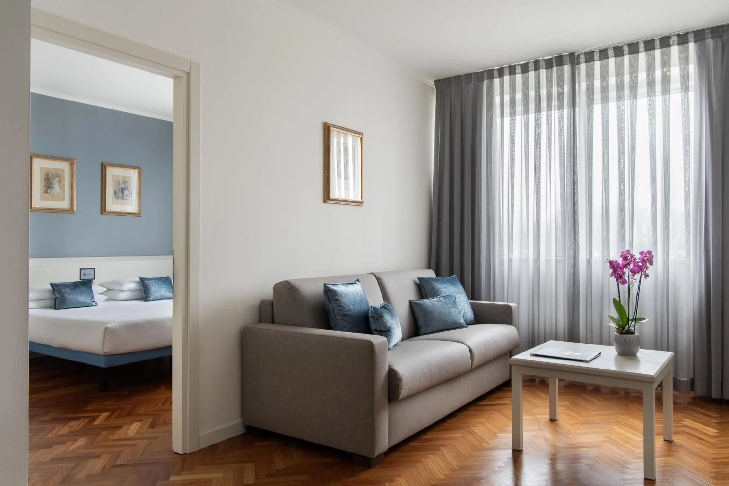 View (from property/room), Bed in Park Hotel Ripaverde