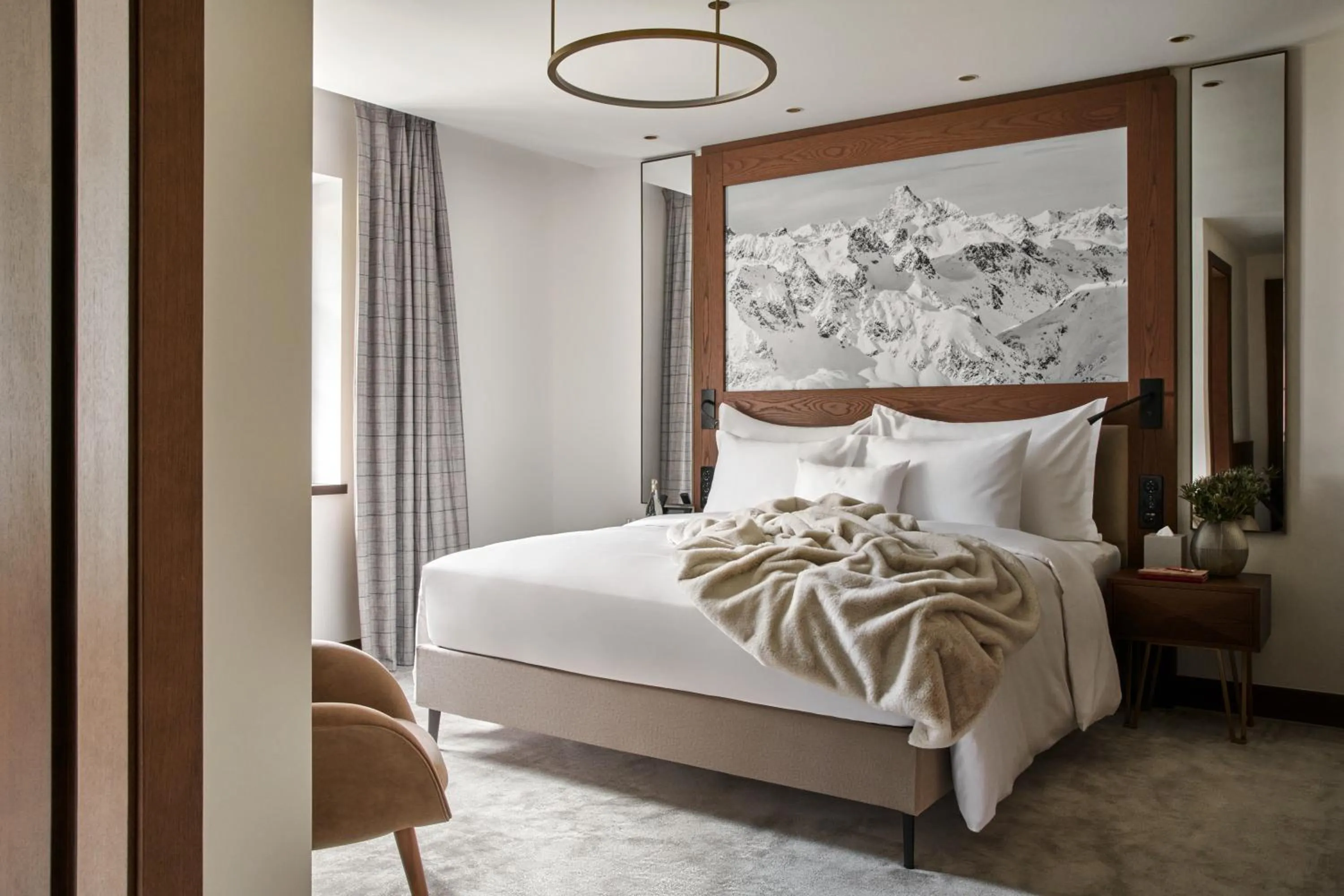 Bed in Hotel GRACE LA MARGNA ST MORITZ