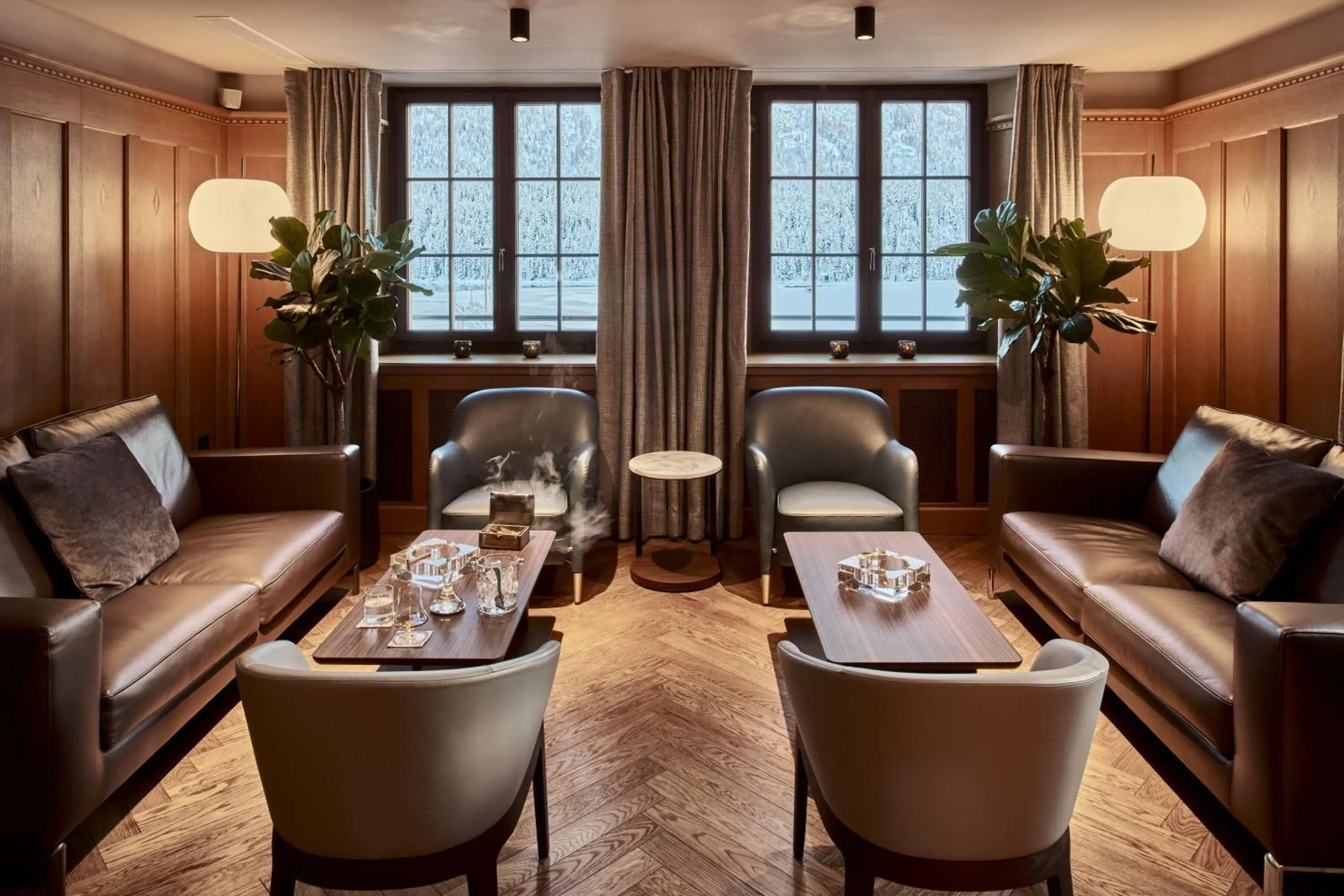 Lounge or bar in Hotel GRACE LA MARGNA ST MORITZ