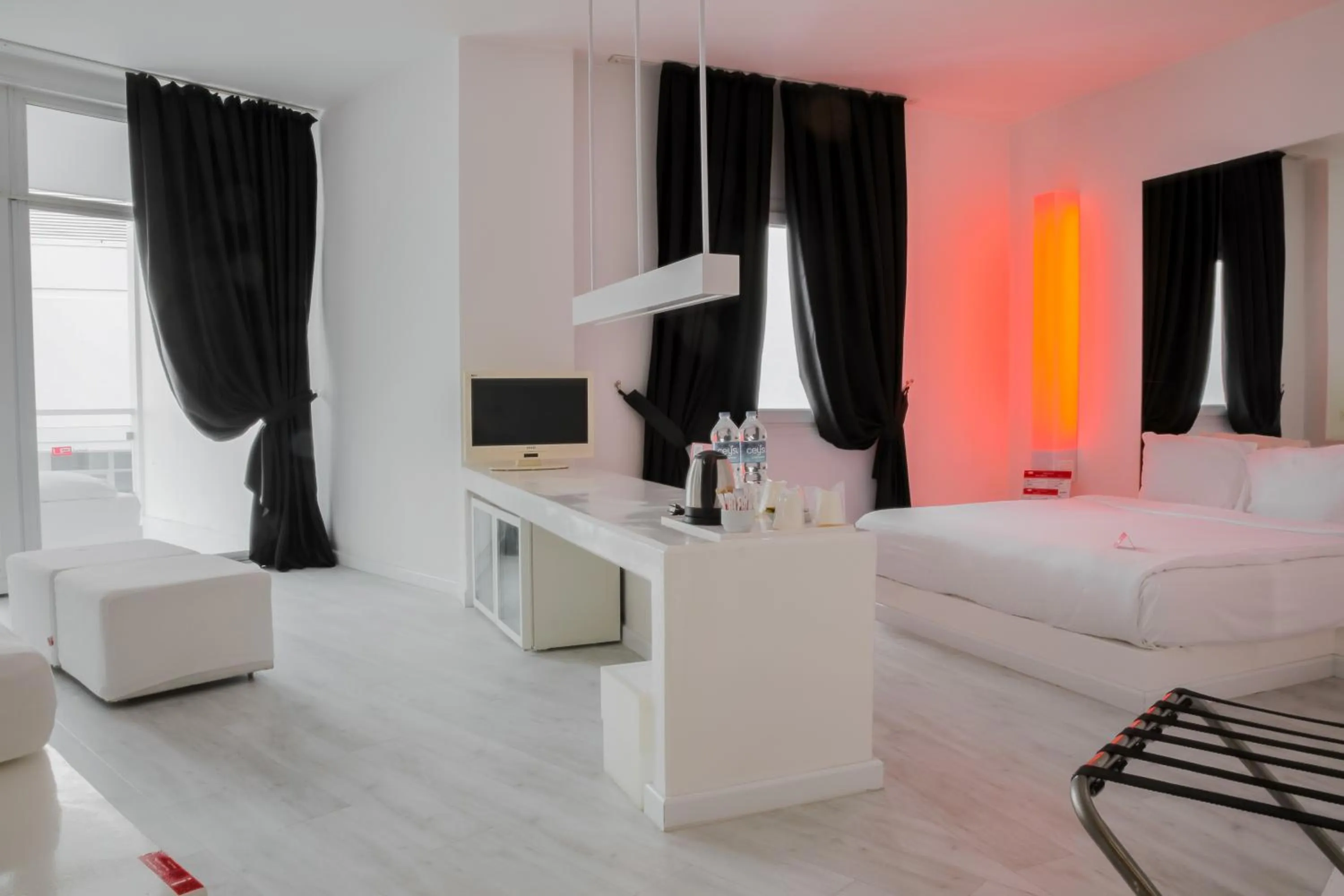 Bed in Hotel SU & Aqualand