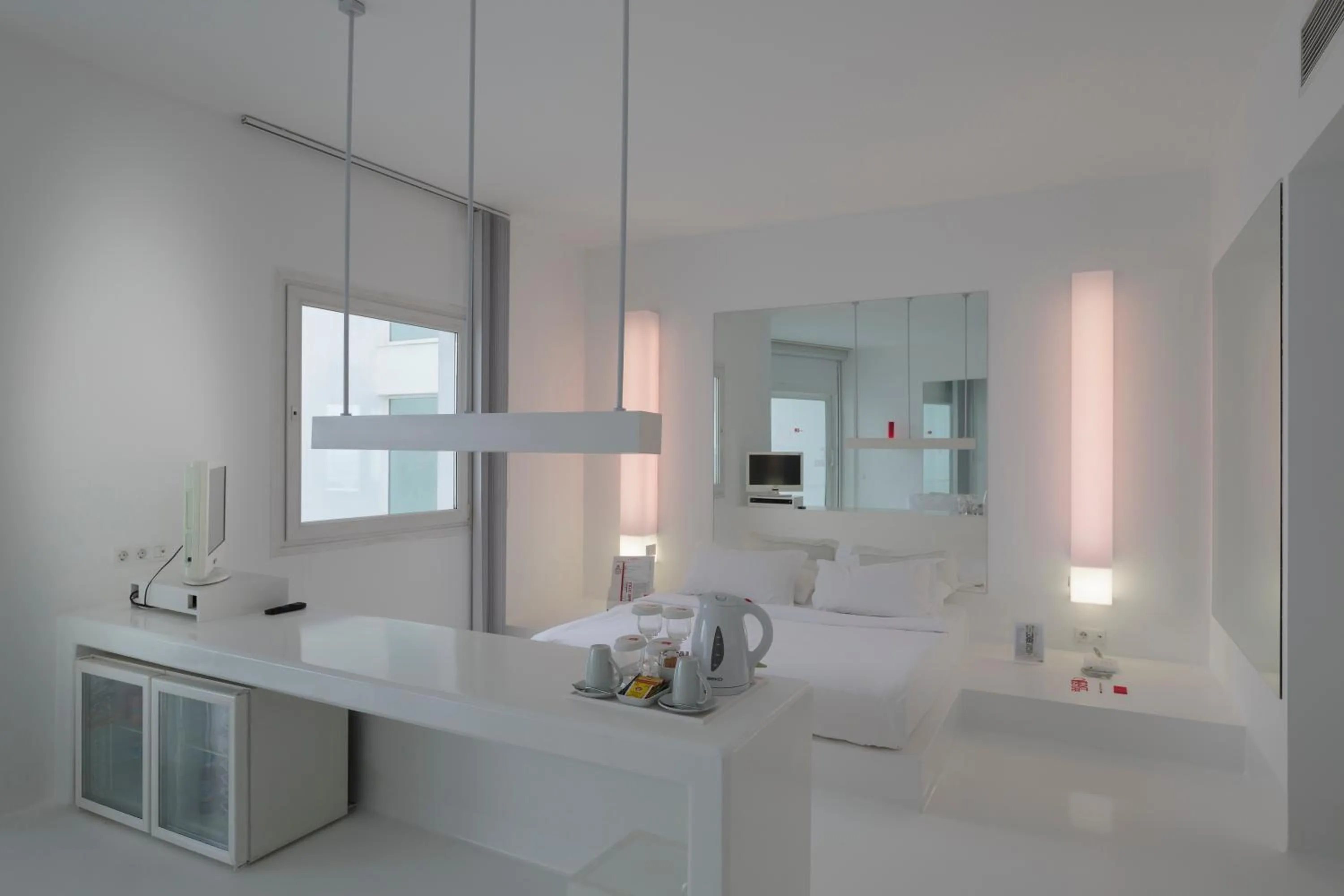 Bed in Hotel SU & Aqualand