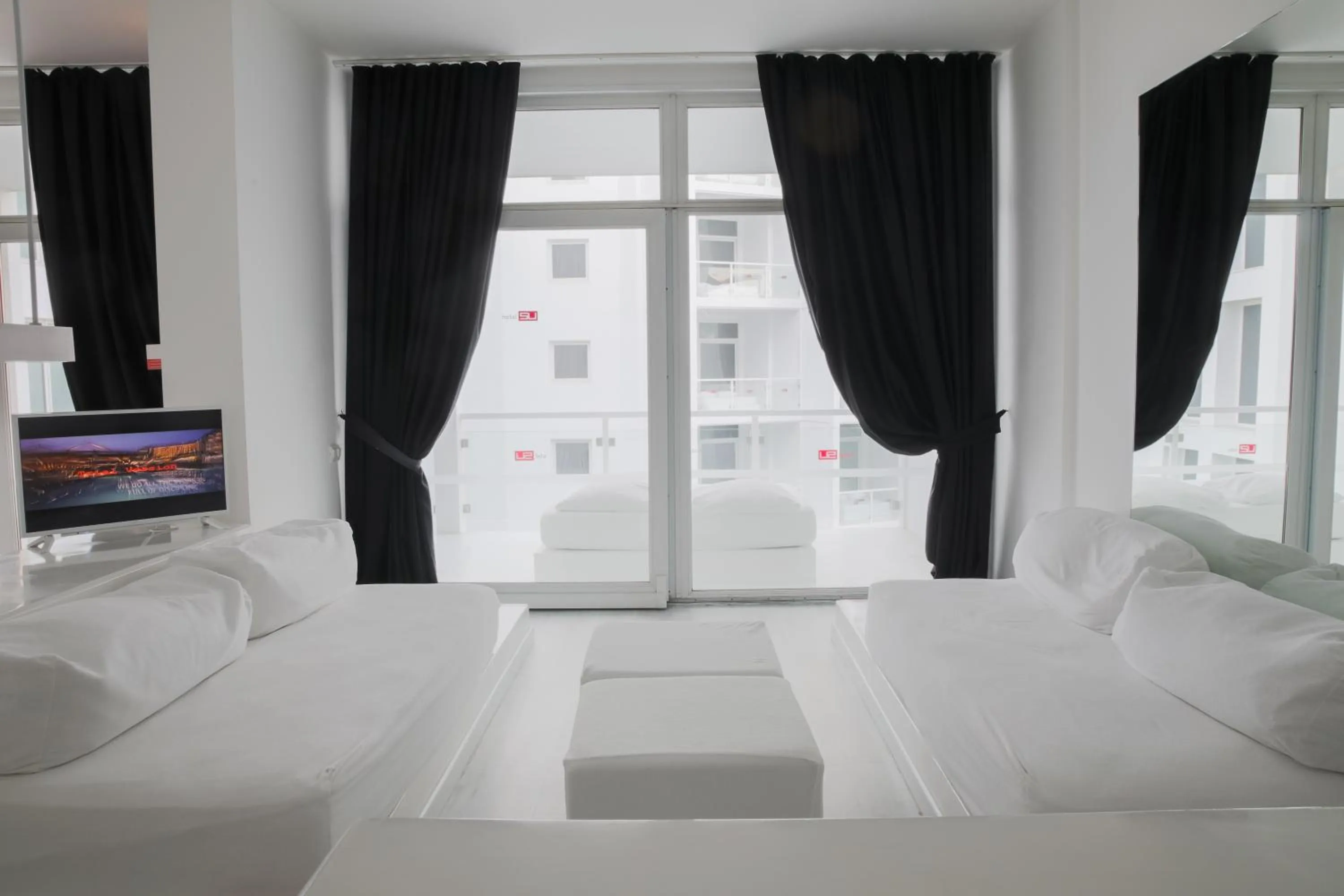 Bed in Hotel SU & Aqualand