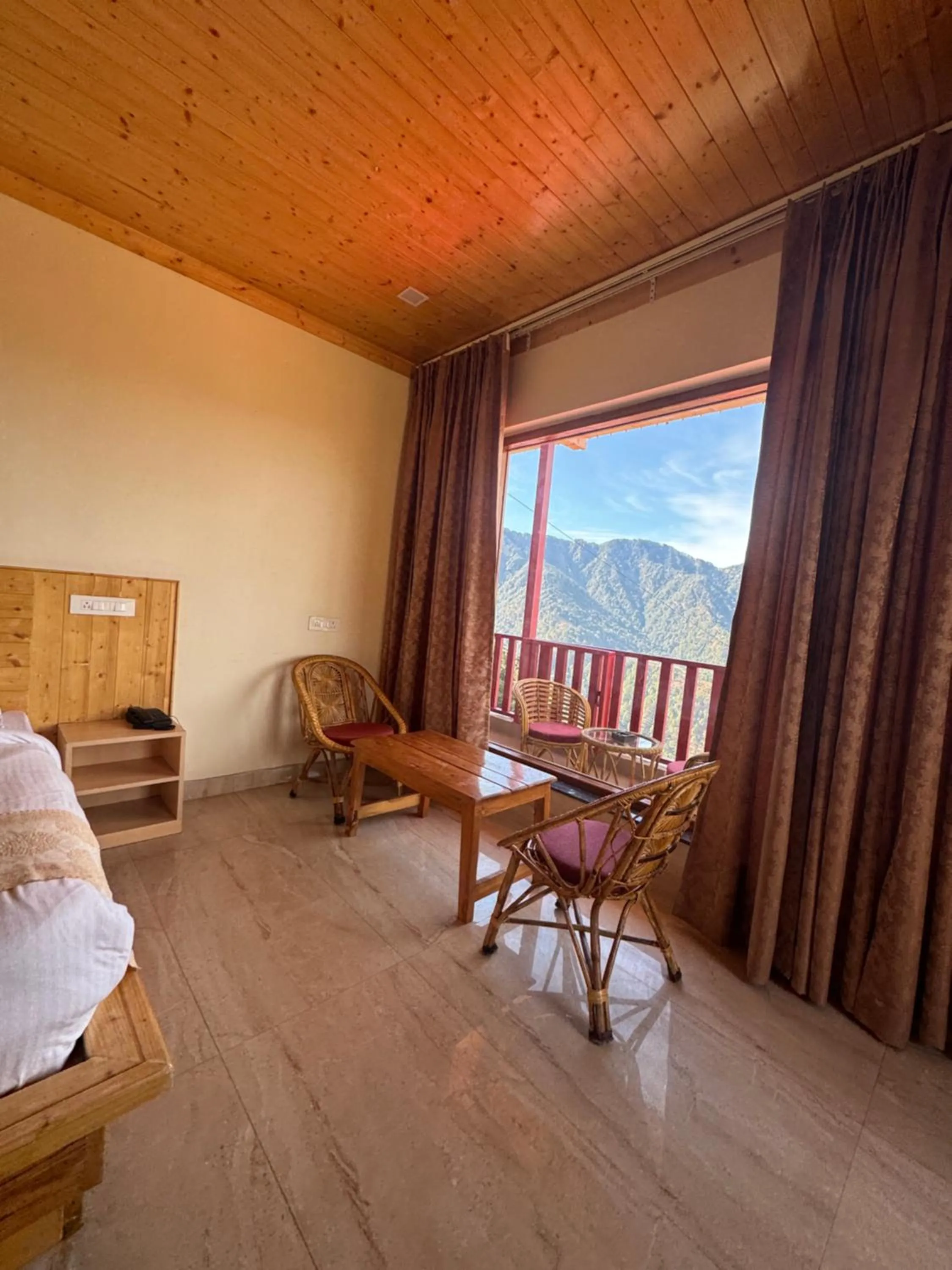 Bedroom, Bed in The Vintage Hill Village - Himalayan Boutique Resort
