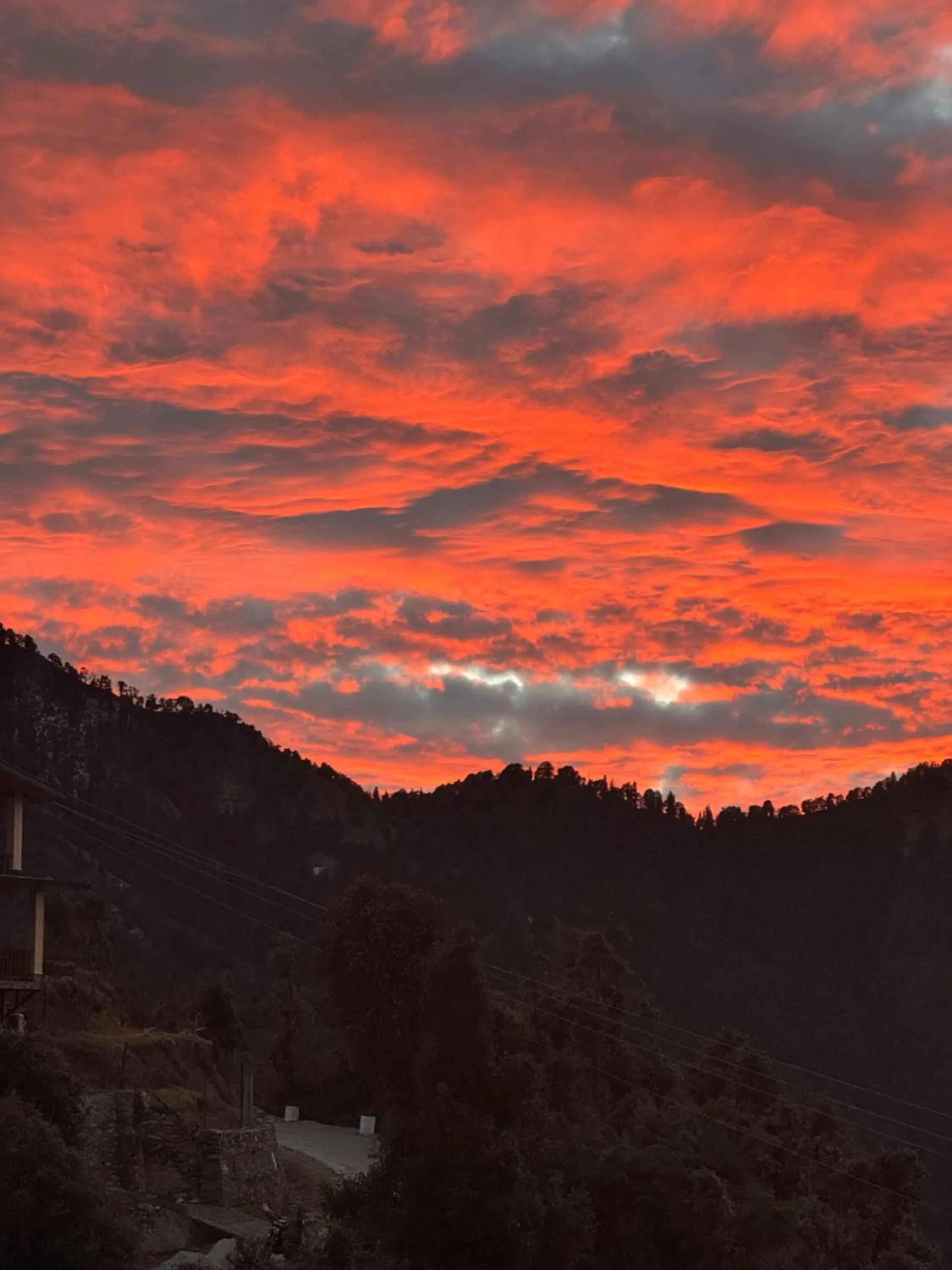 Bird's eye view in The Vintage Hill Village - Himalayan Boutique Resort