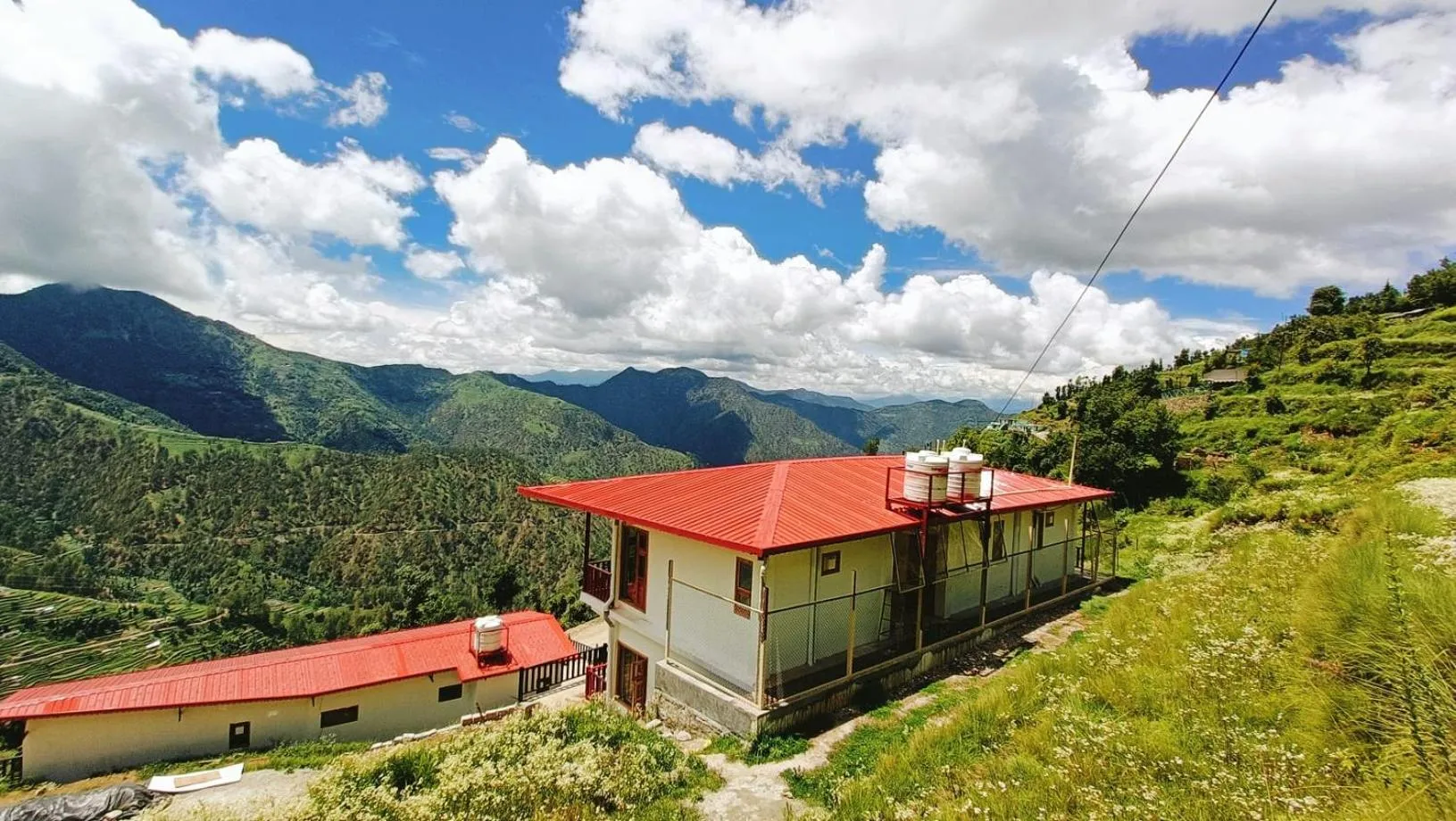 Mountain view in The Vintage Hill Village - Himalayan Boutique Resort