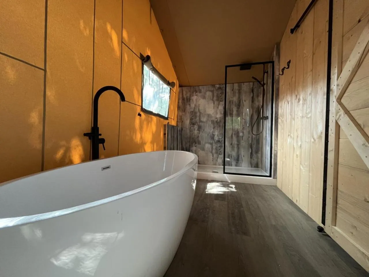 Bathroom in Robin Hood Safari Tent