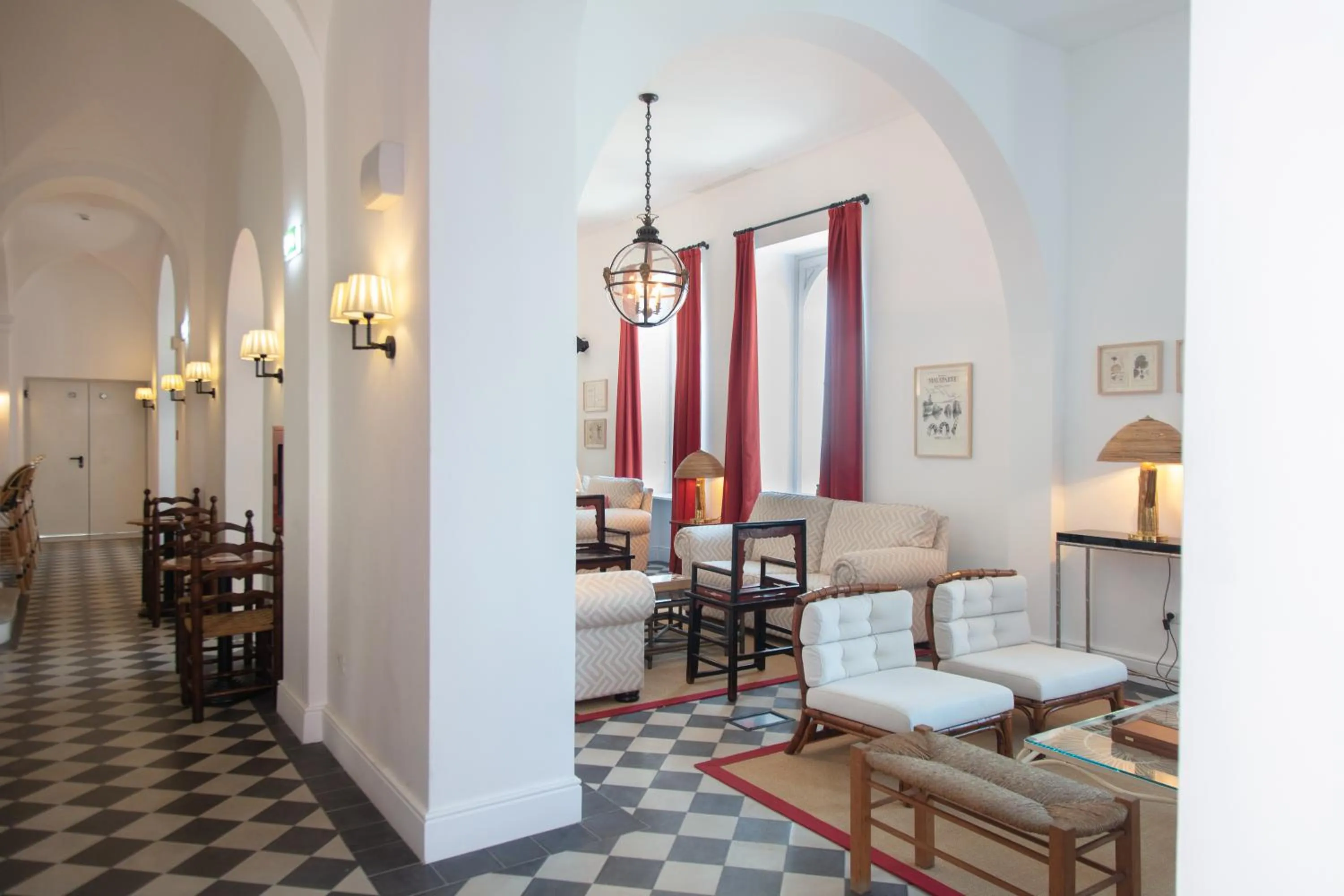 Living room in Il Capri Hotel