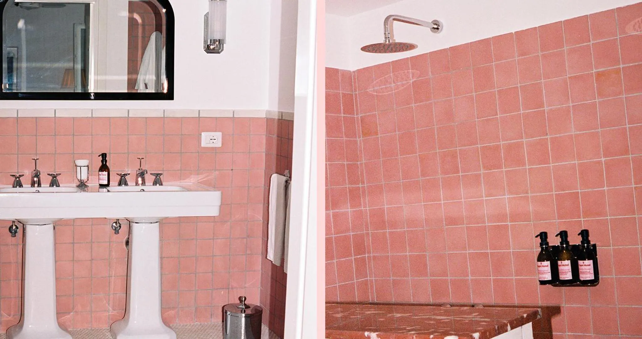 Shower in Il Capri Hotel