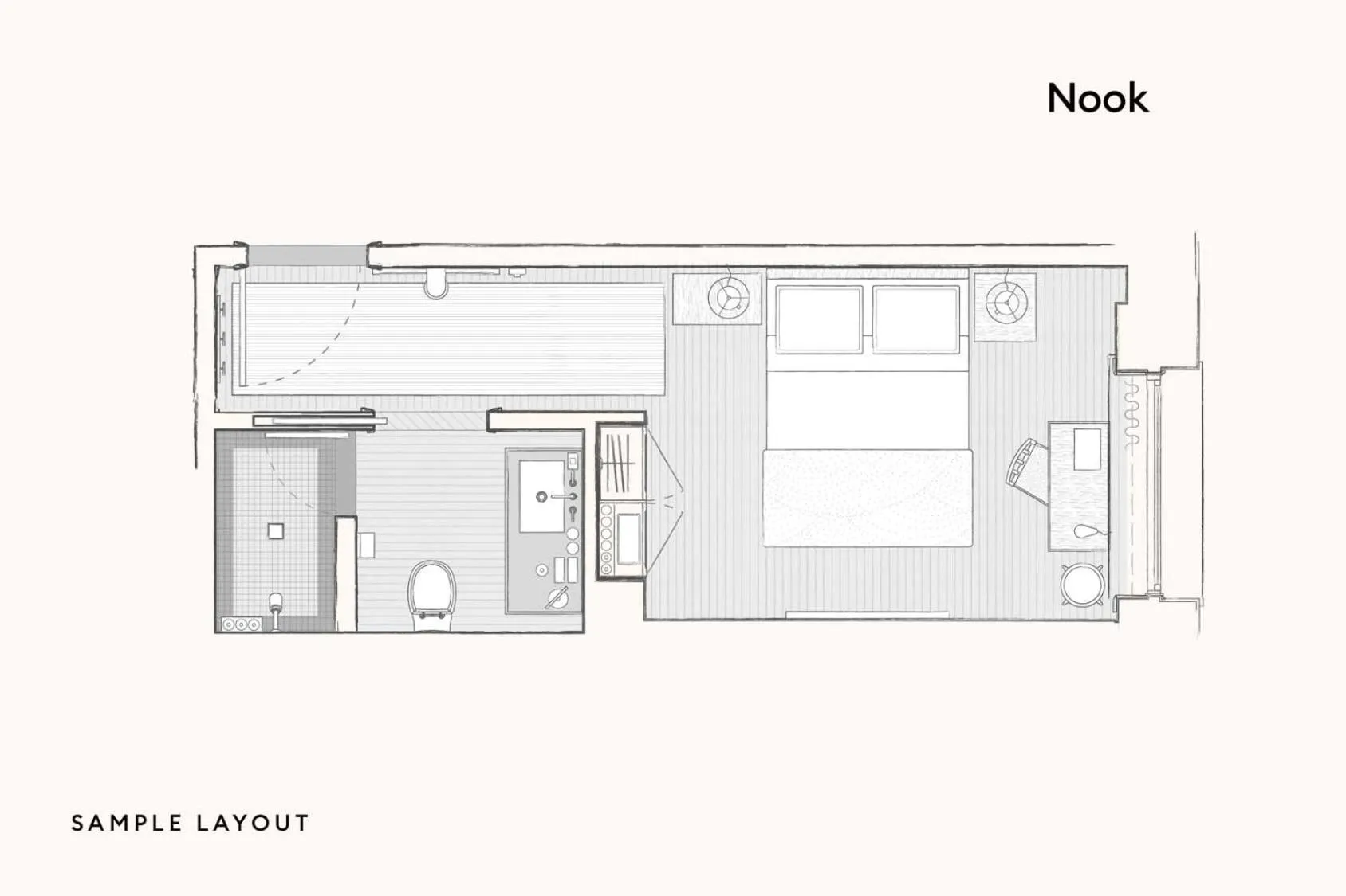 Floor plan in Nine Orchard