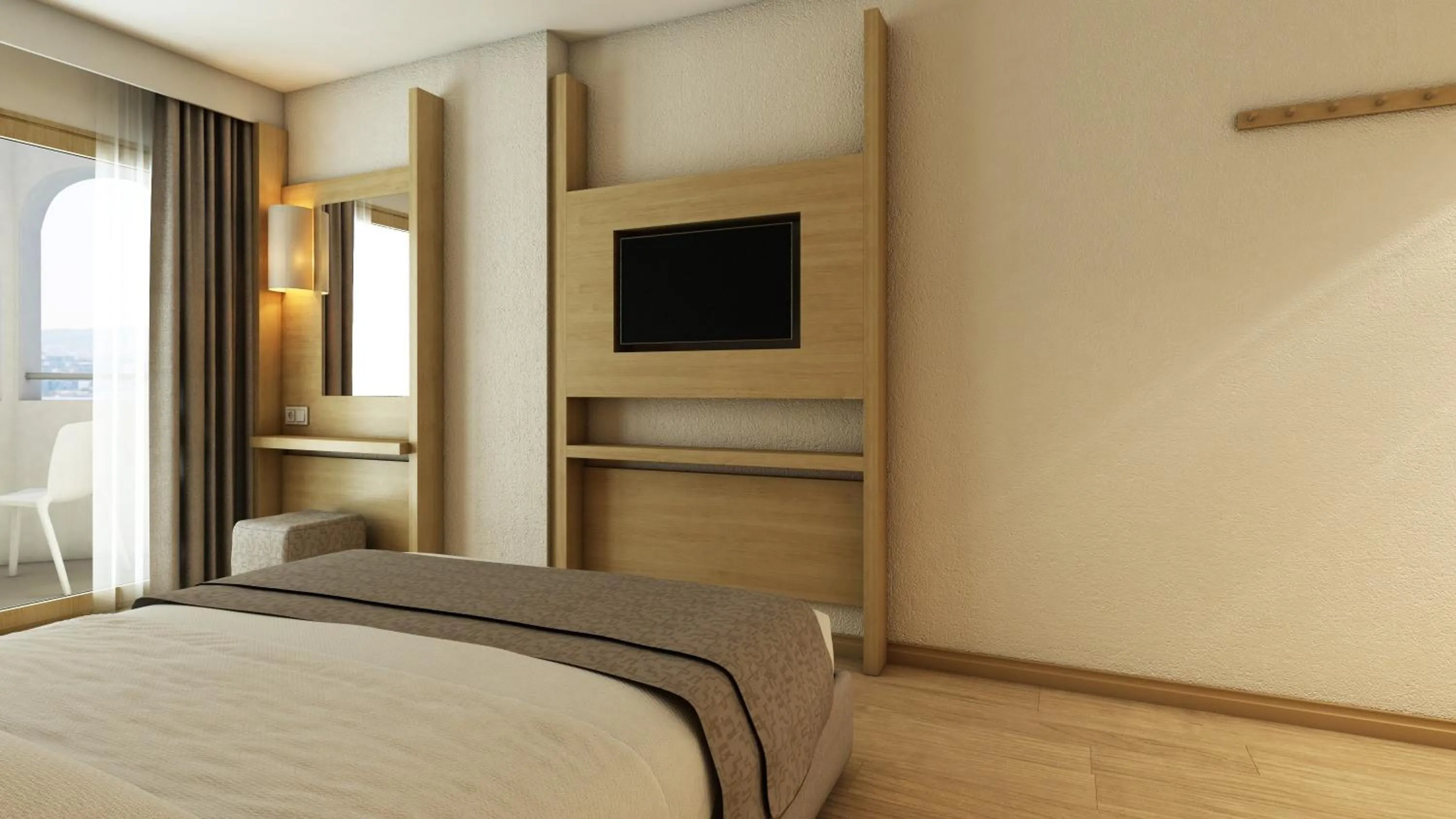 Bed in Fortuna Beach Hotel