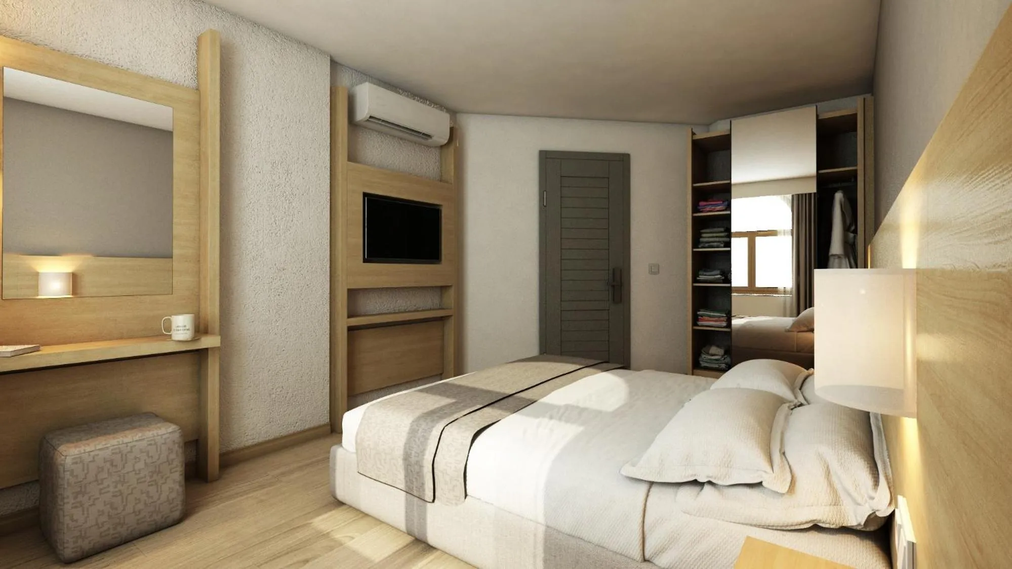 Bed in Fortuna Beach Hotel