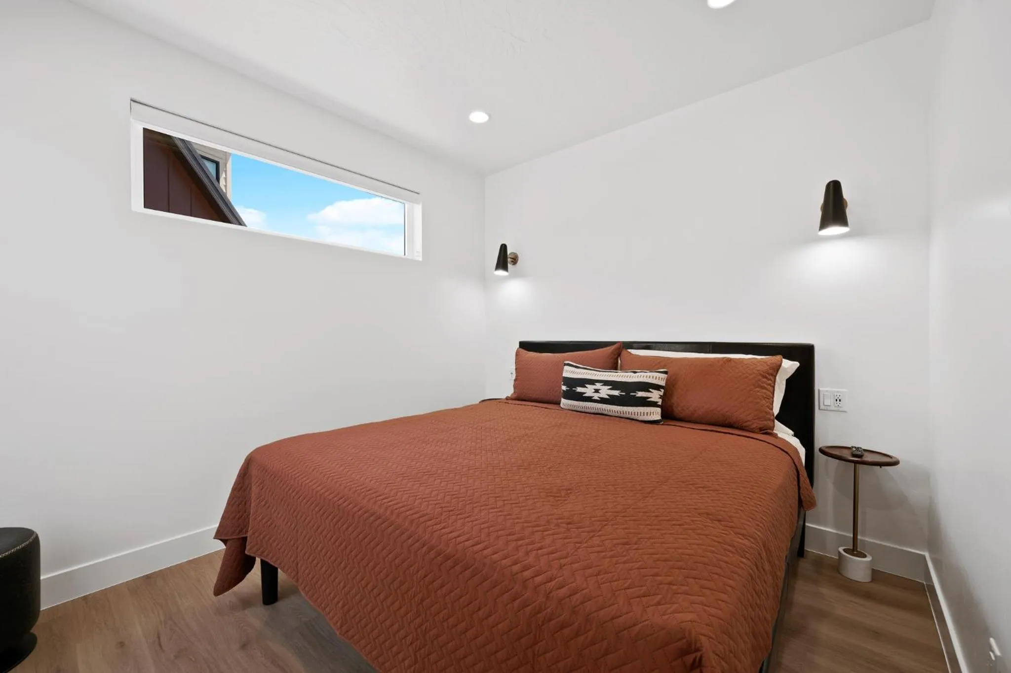 Bed in The Bungalows at Zion