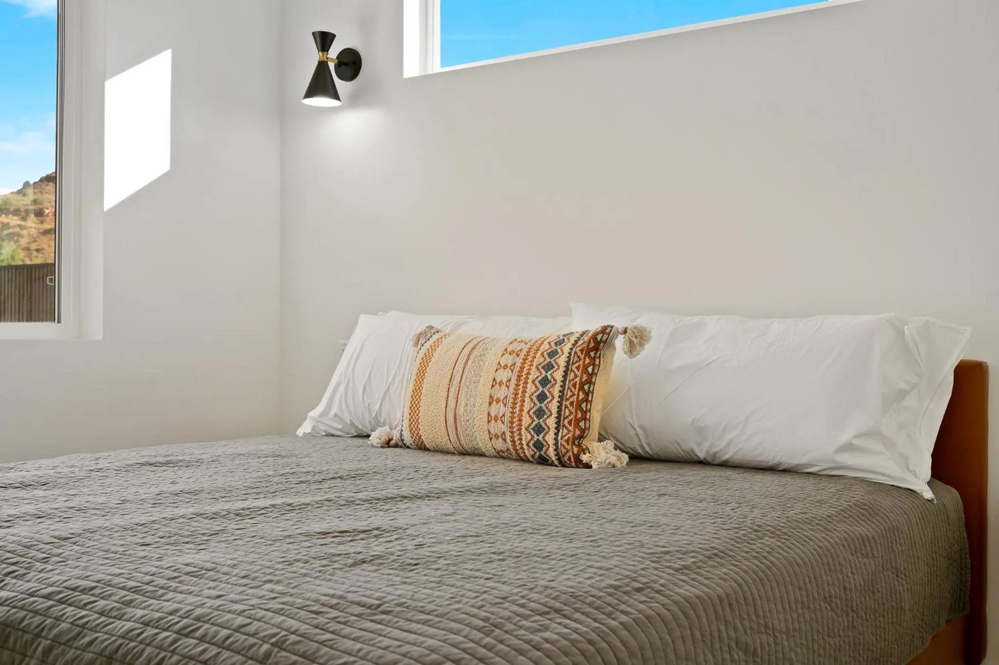 Bed in The Bungalows at Zion