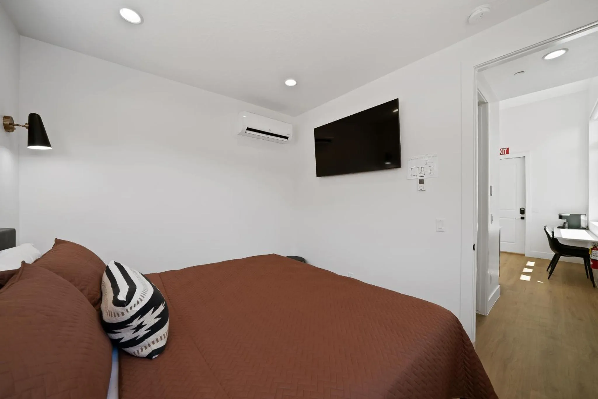 Bed in The Bungalows at Zion