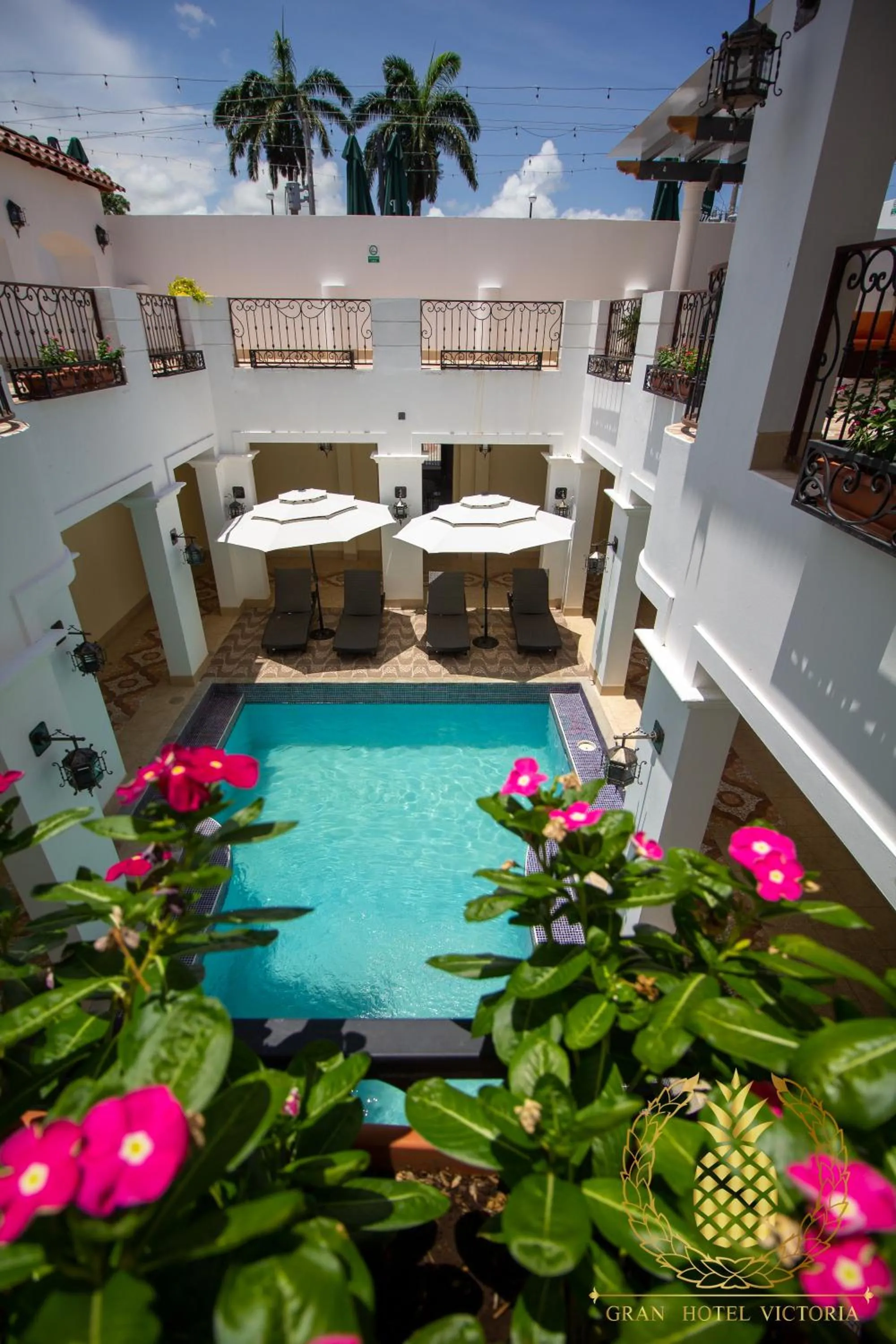 Garden view in GRAN HOTEL VICTORIA