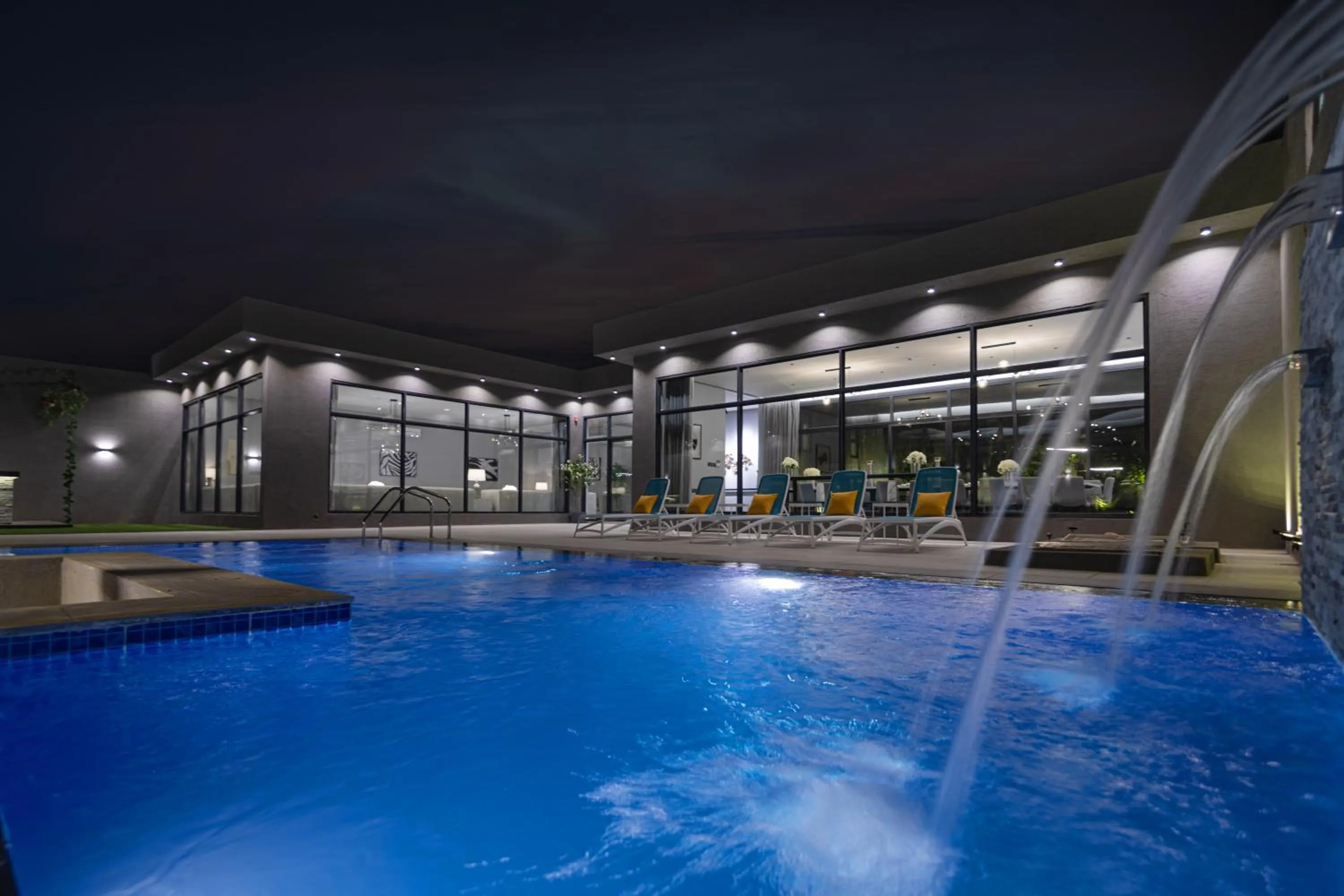 Swimming pool in Riyadh View Resort منتجع و شاليهات الرياض فيو