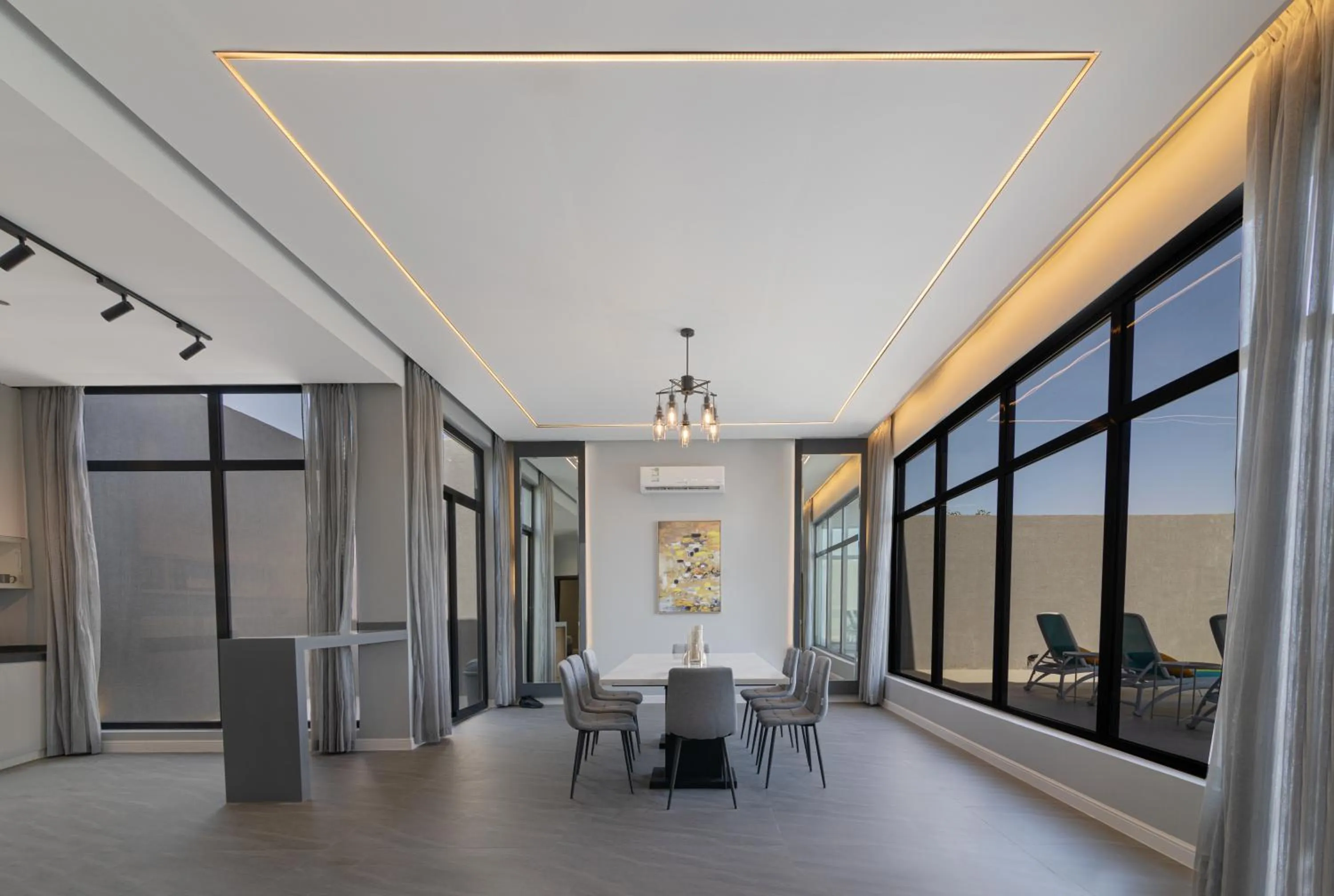 Dining area in Riyadh View Resort منتجع و شاليهات الرياض فيو