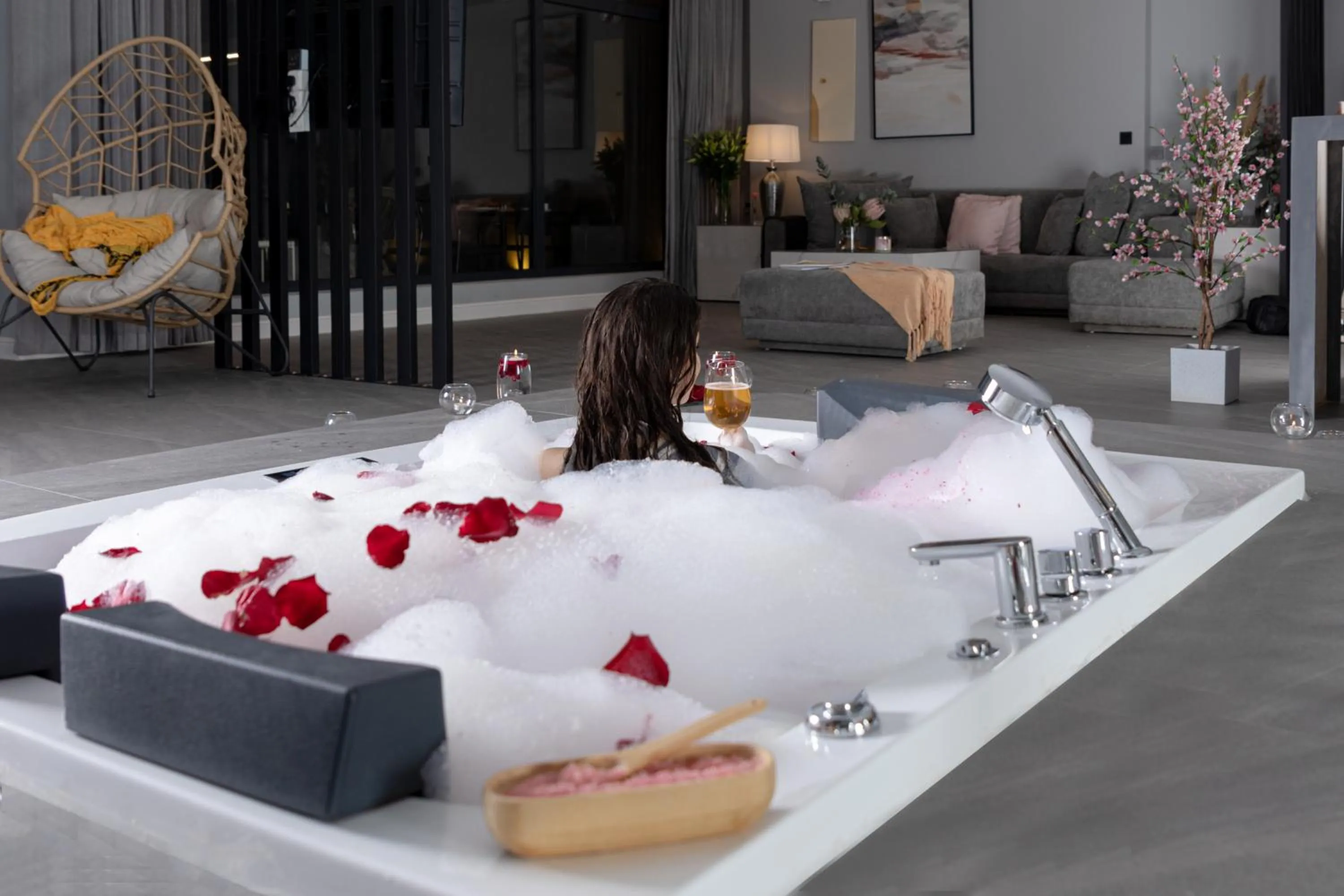 Bath in Riyadh View Resort منتجع و شاليهات الرياض فيو