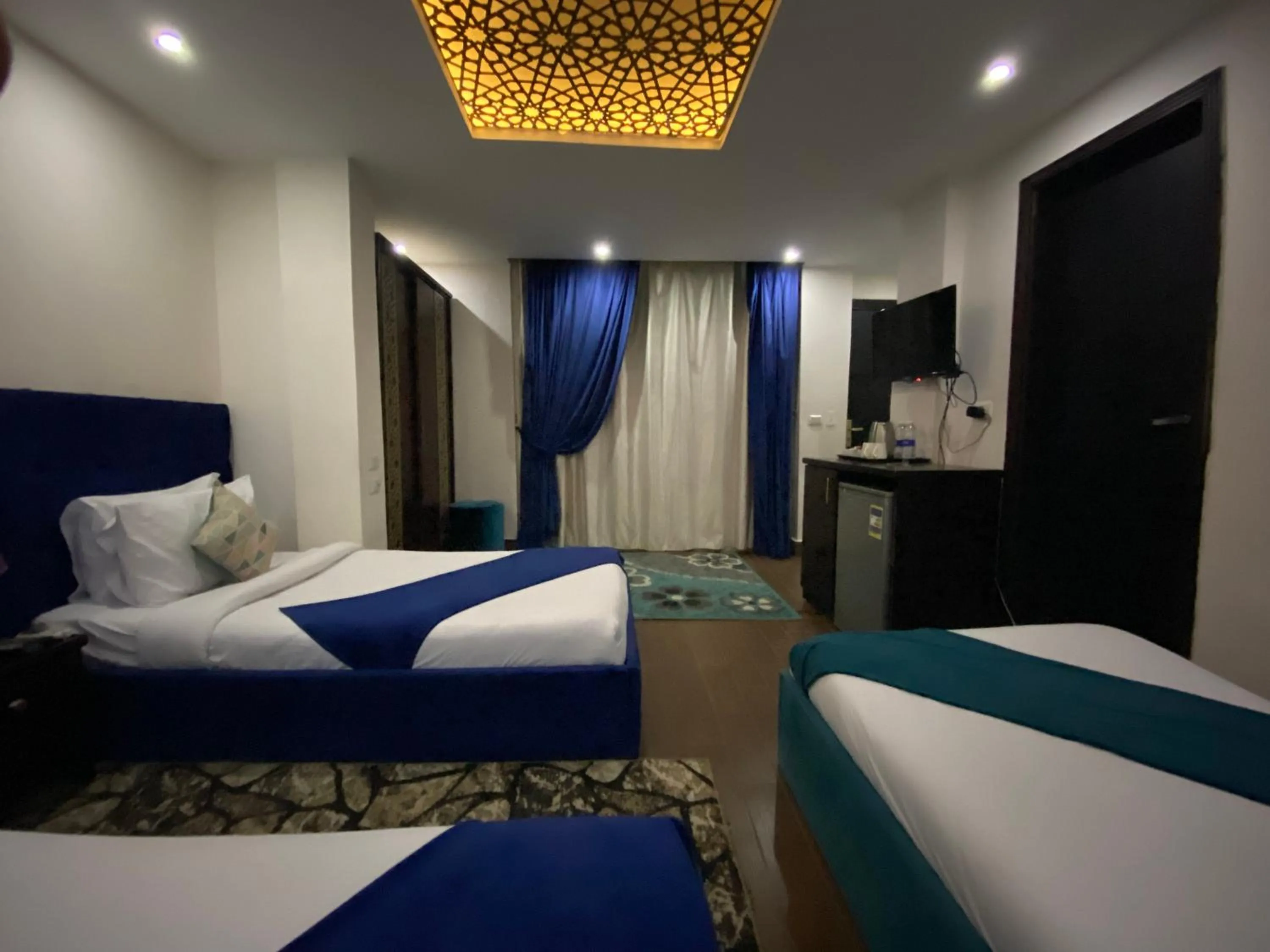 Bed in Golden Pyramids Inn