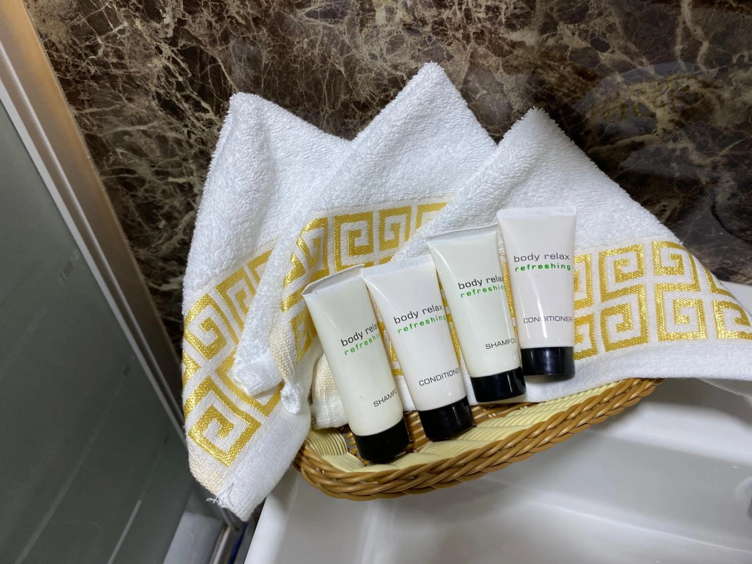 towels in Golden Pyramids Inn