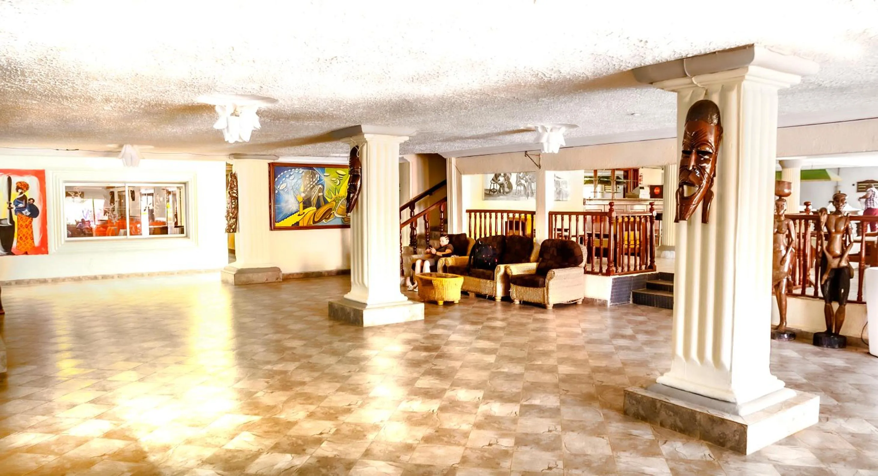 Lobby or reception in Palm Beach Hotel