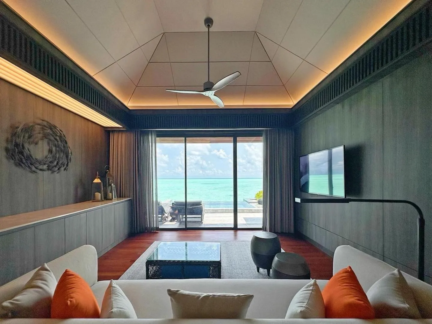 Bedroom in Madifushi Private Island- Free return seaplane transfr for min 5 nights