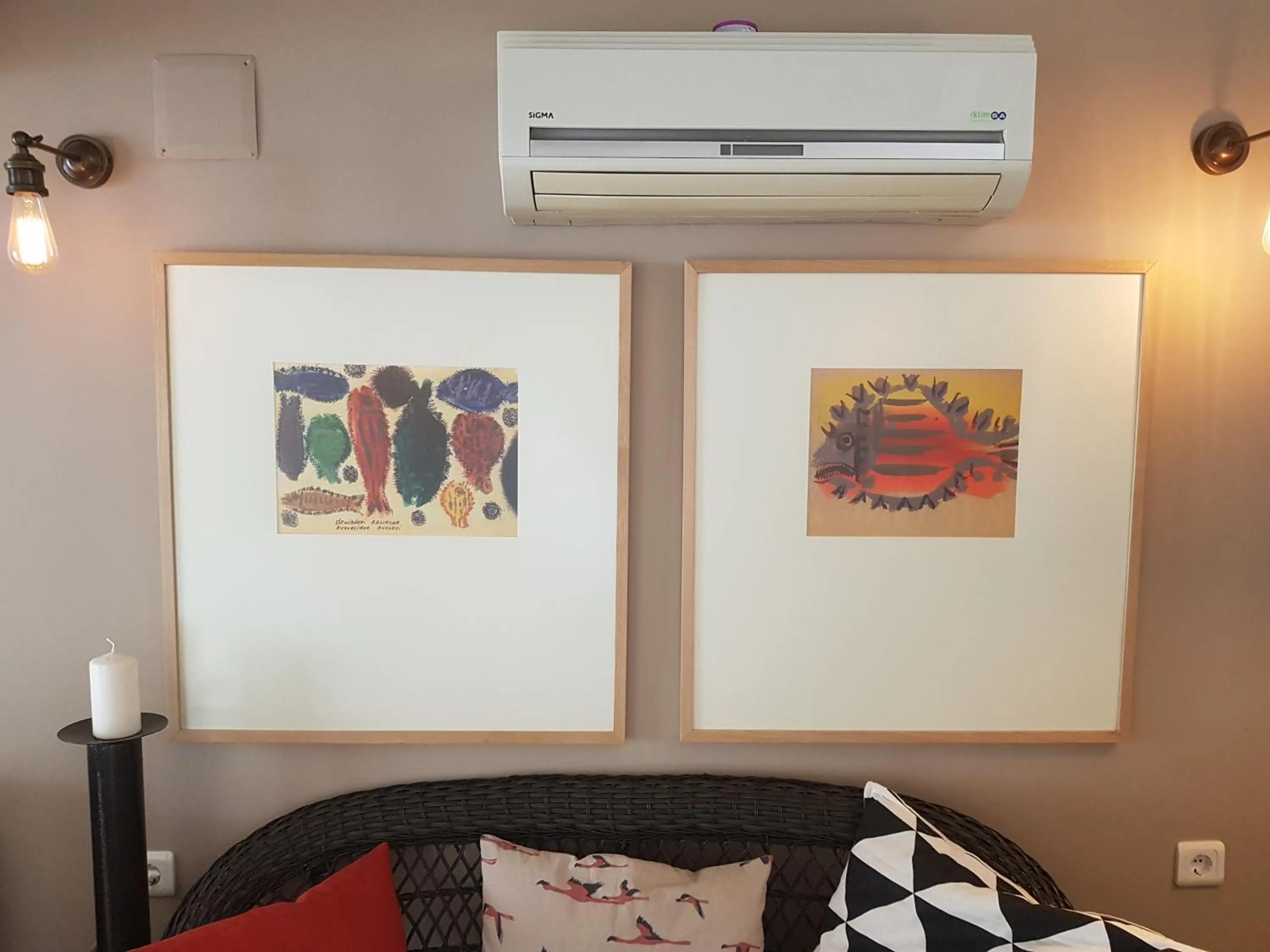 Decorative detail in A&B Home Hotel