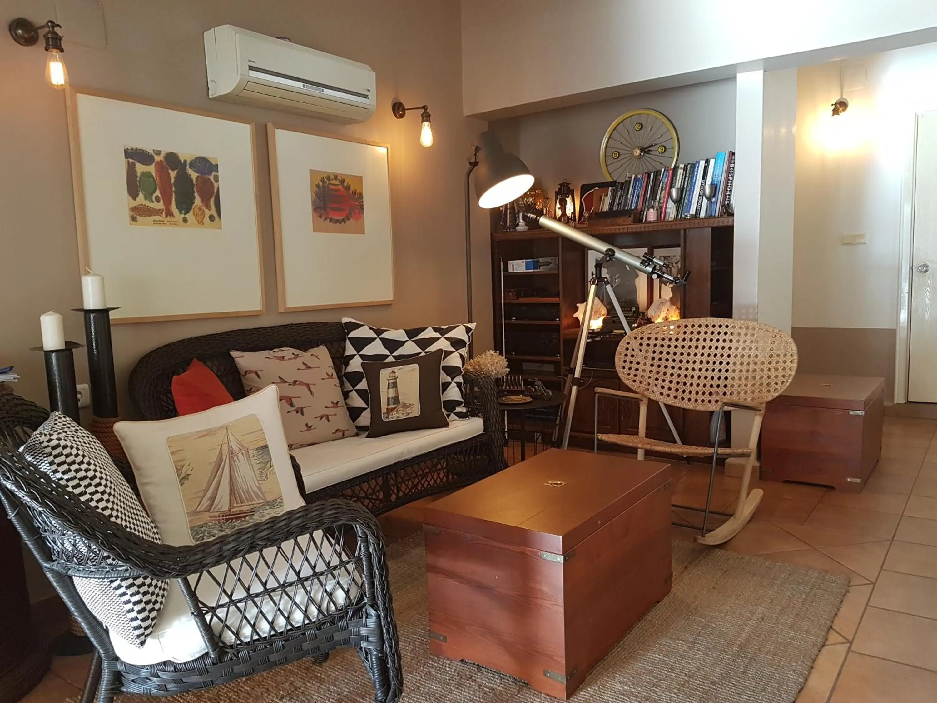 Decorative detail in A&B Home Hotel