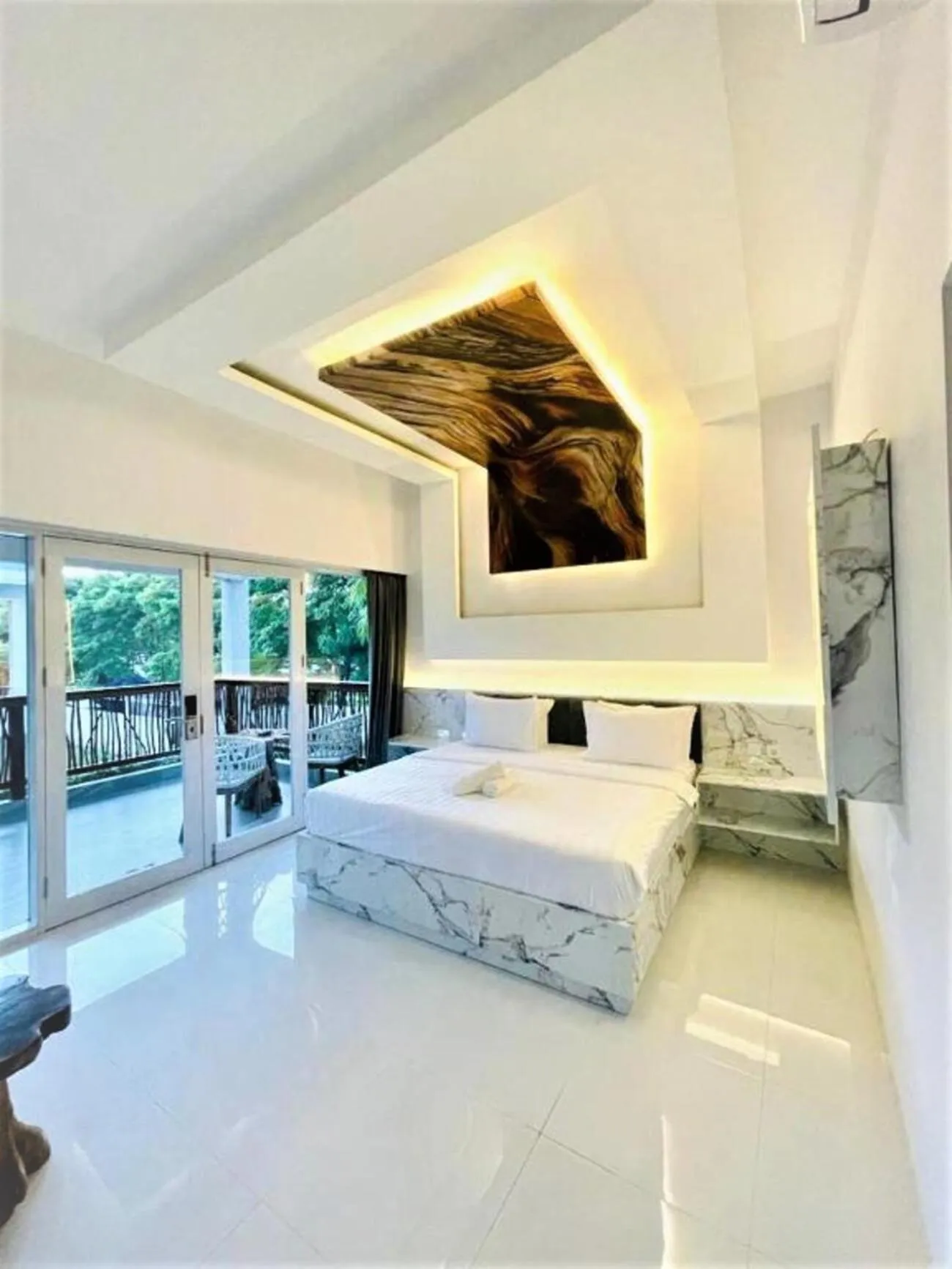 Bed in Sea Shell Resort