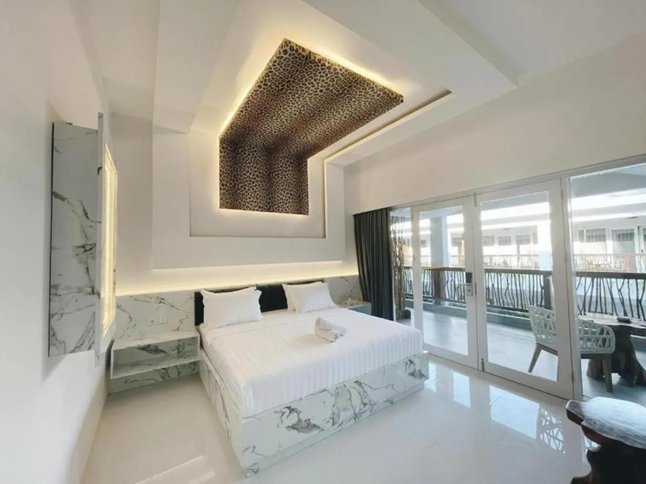 Bed in Sea Shell Resort