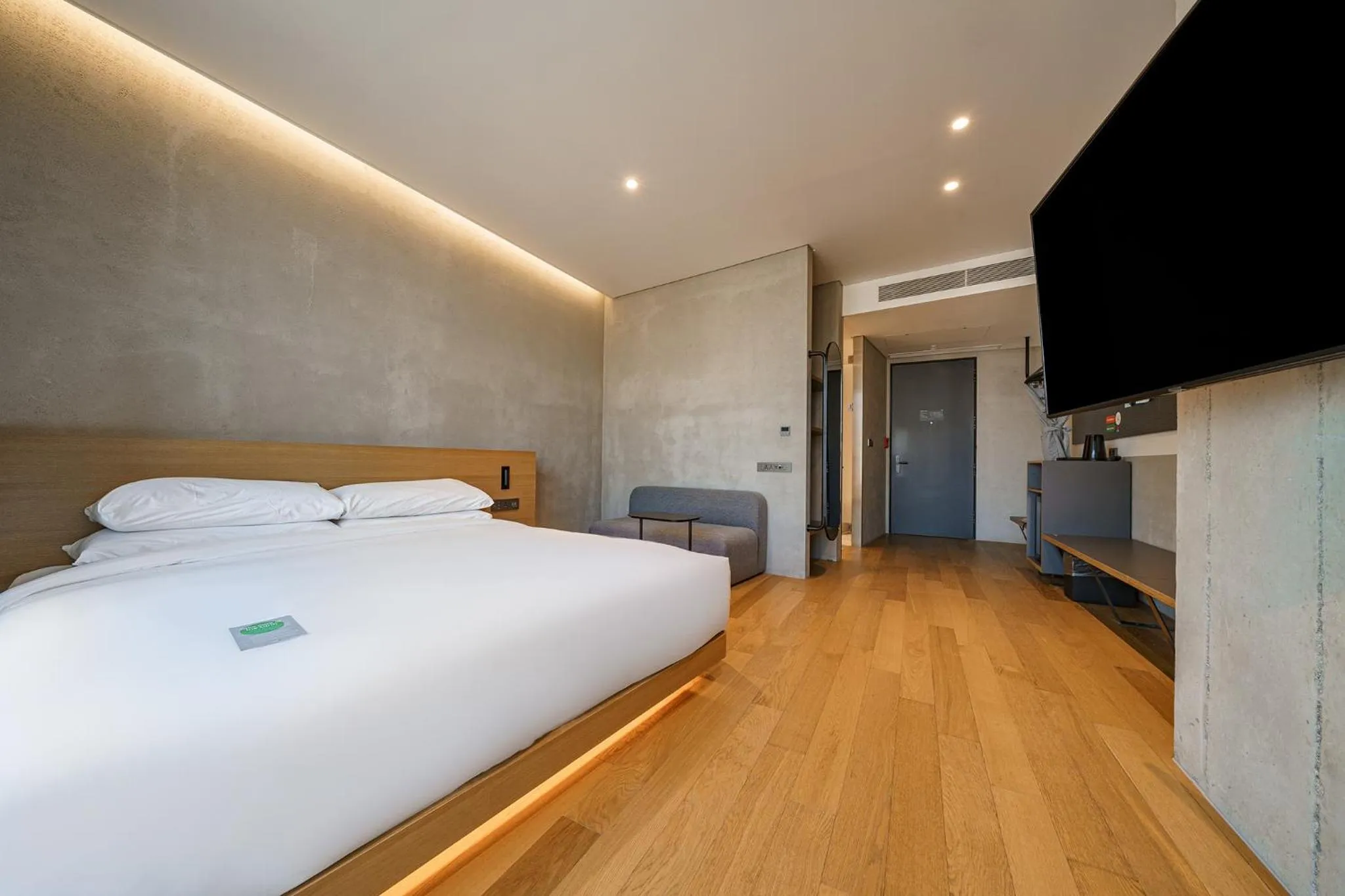 Photo of the whole room, Bed in Take Hotel Seoul Gwangmyeong