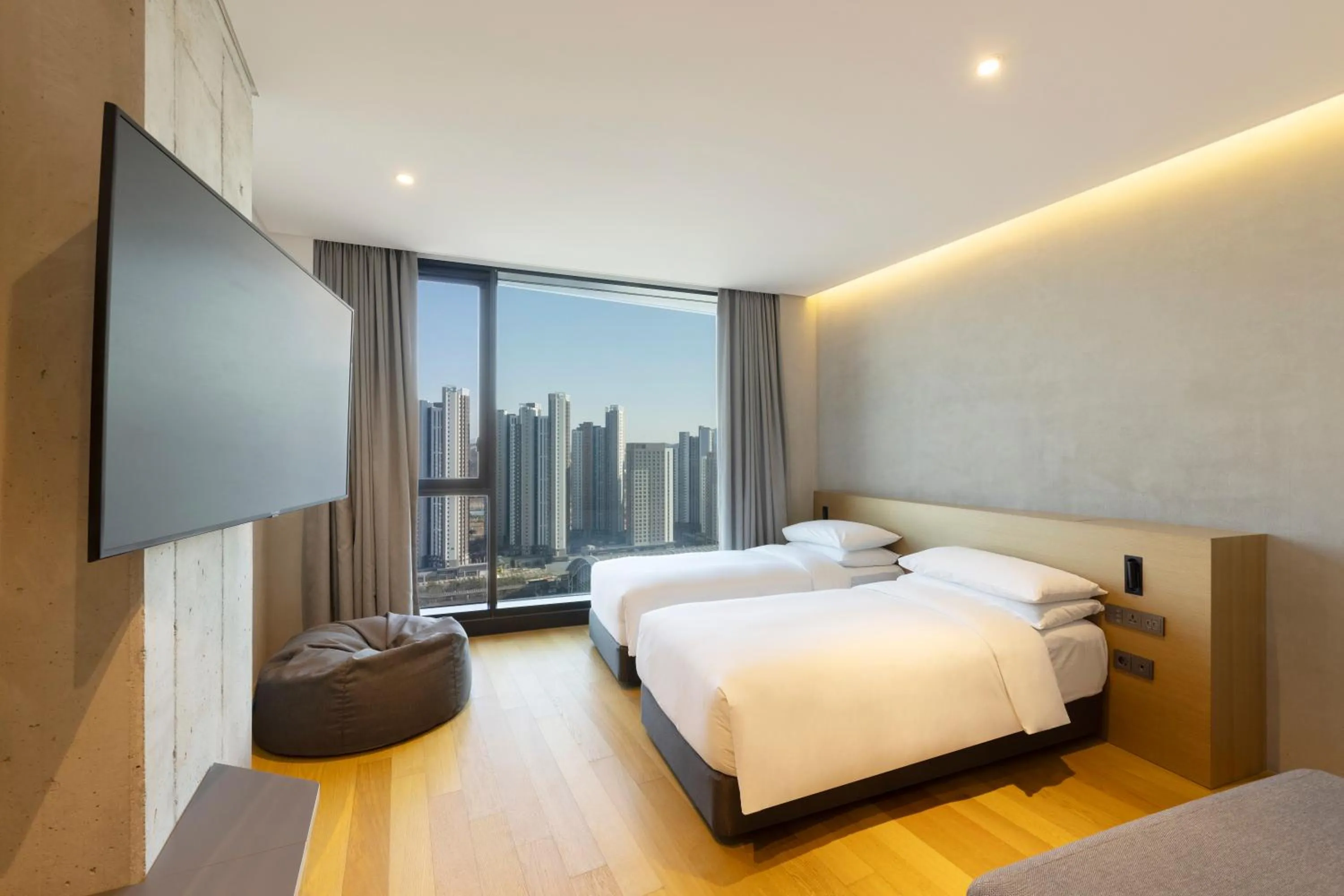 Photo of the whole room, Bed in Take Hotel Seoul Gwangmyeong