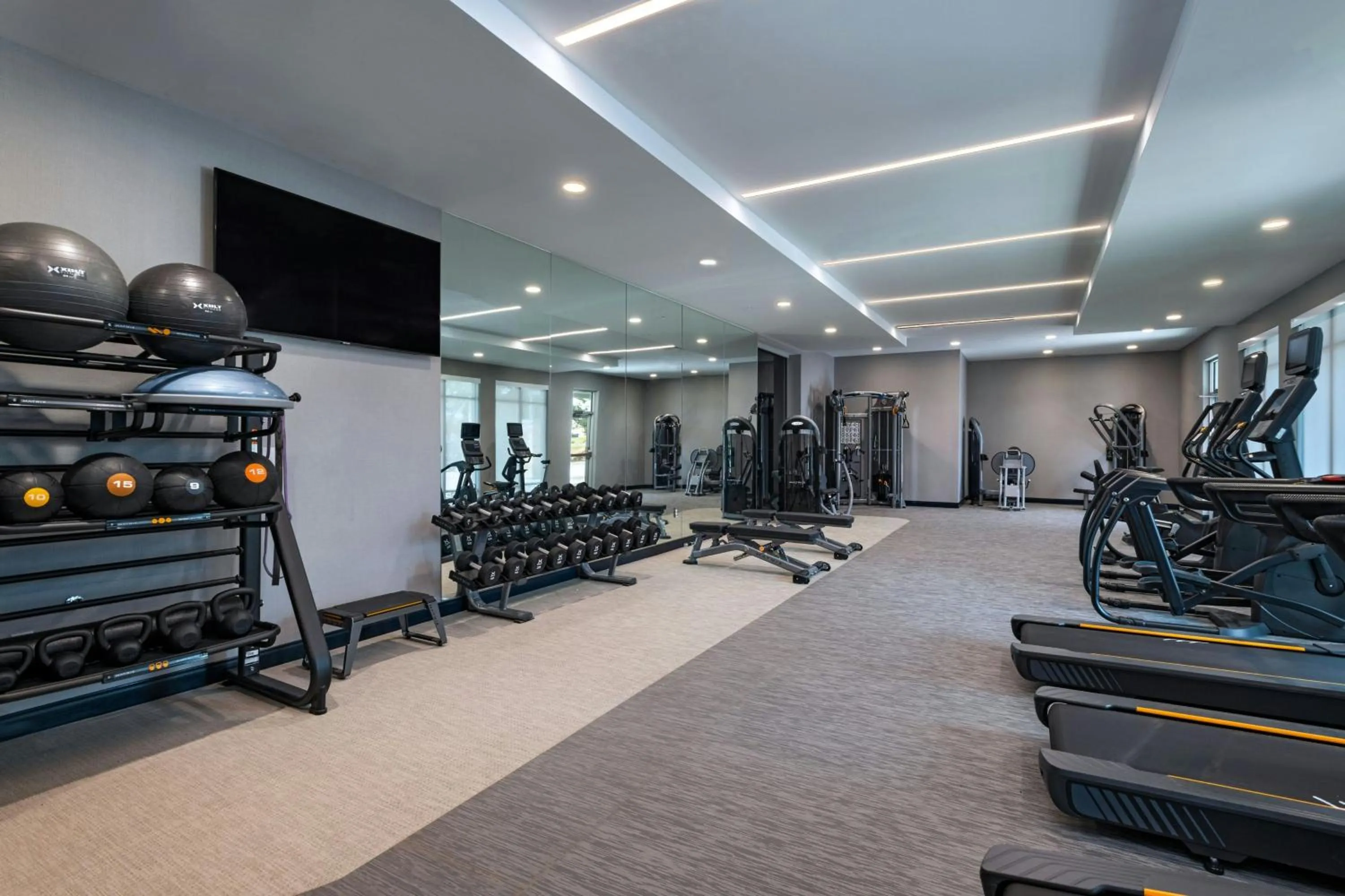 Fitness centre/facilities in Courtyard by Marriott Austin Dripping Springs